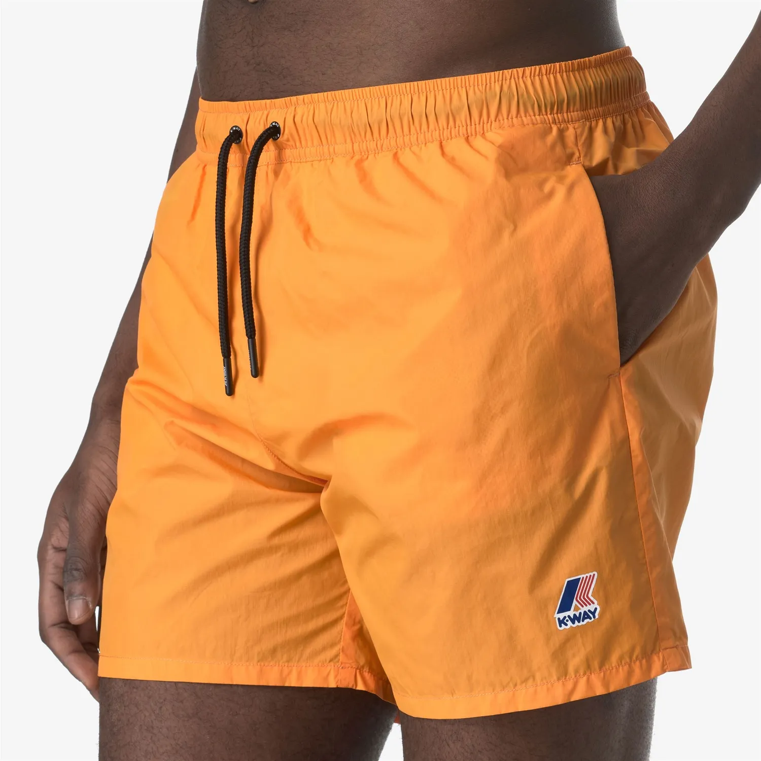 K-Way Le Vrai Olivier sort baie portocaliu ripstop