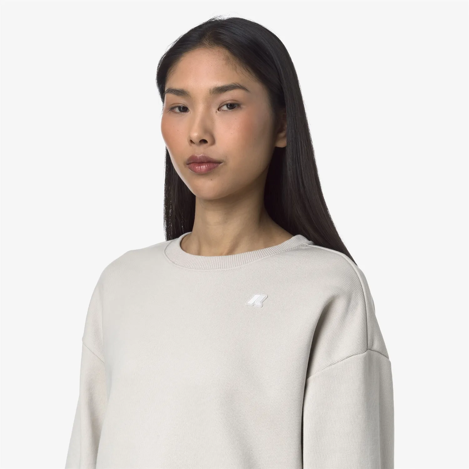 K-Way Loiza French Terry hanorac femei Beige LT