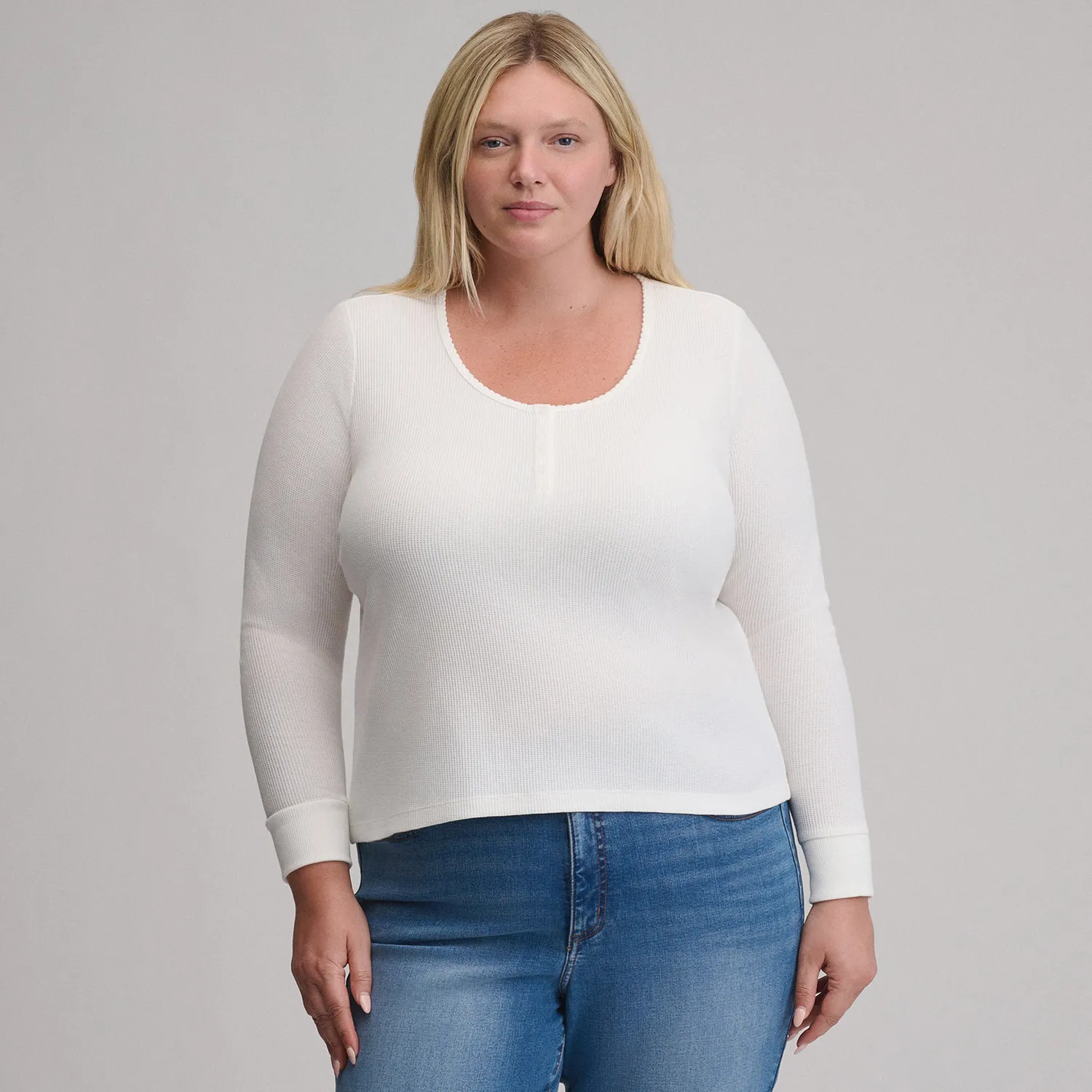 Eddie Bauer Infinity Thermal Henley bluza termica dama crem calduroasa