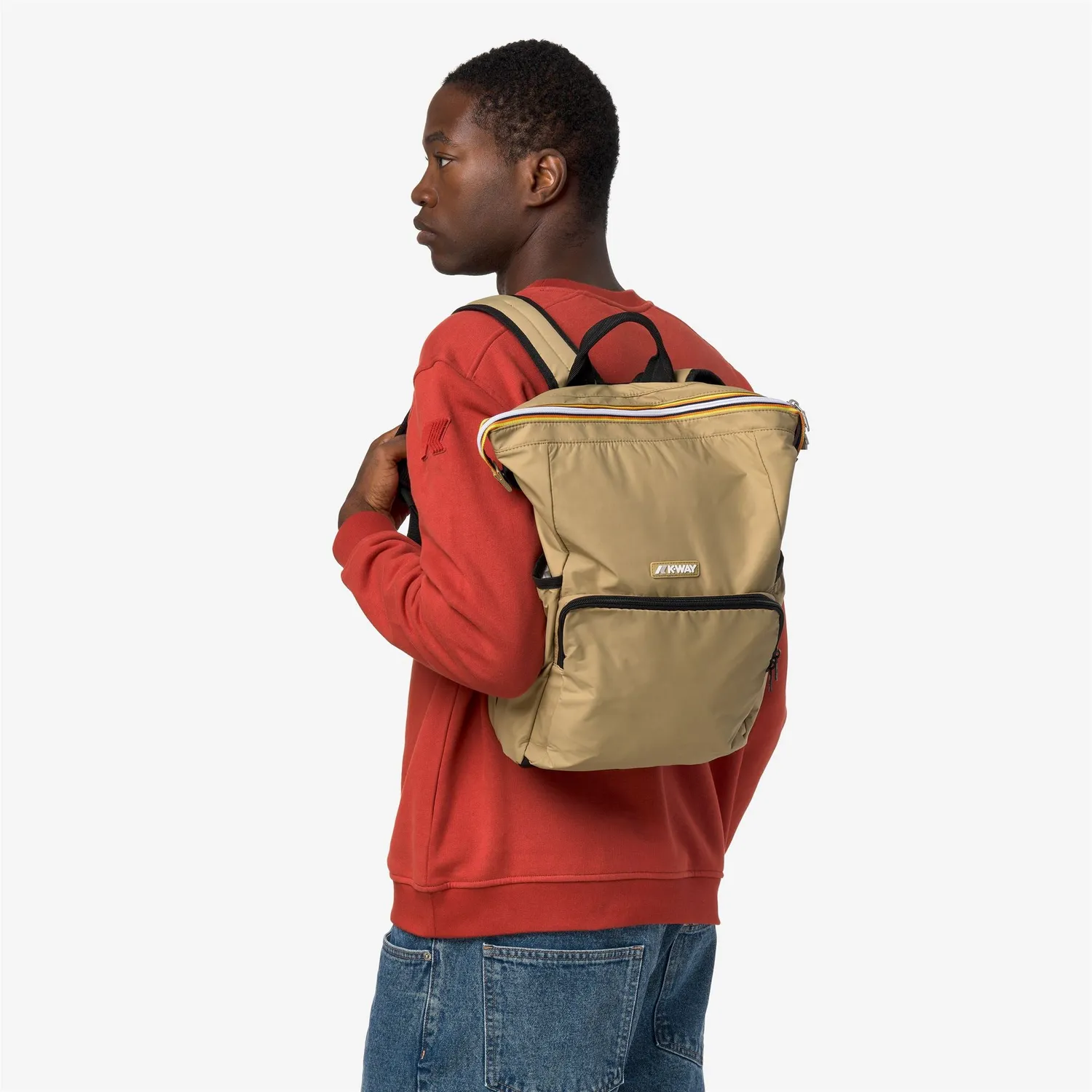 K-Way Maizy rucsac bej-khaki impermeabil