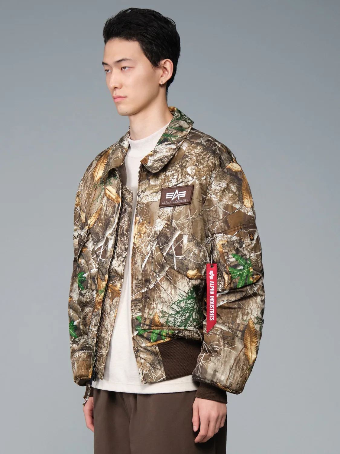 Alpha Industries CWU 45/P Heritage geacă bomber camuflaj Realtree