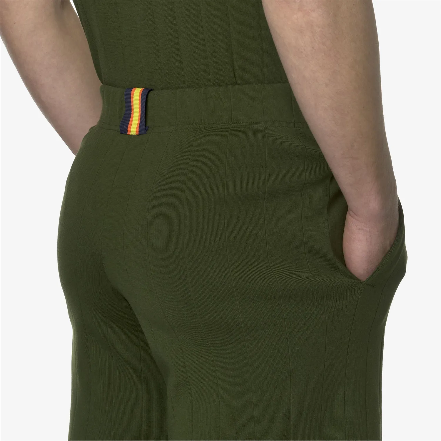 K-Way Leoben pantaloni scurti verzi bumbac S-XL