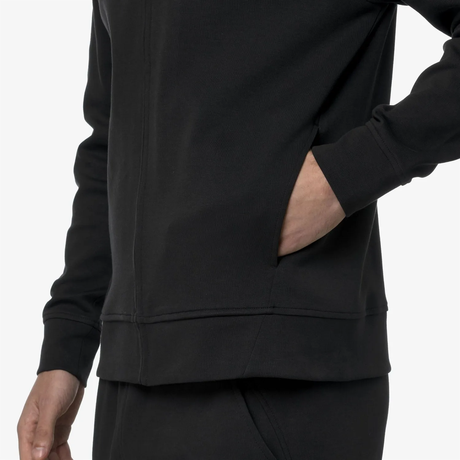 K-Way Anton K31367W hanorac fleece negru fermoar