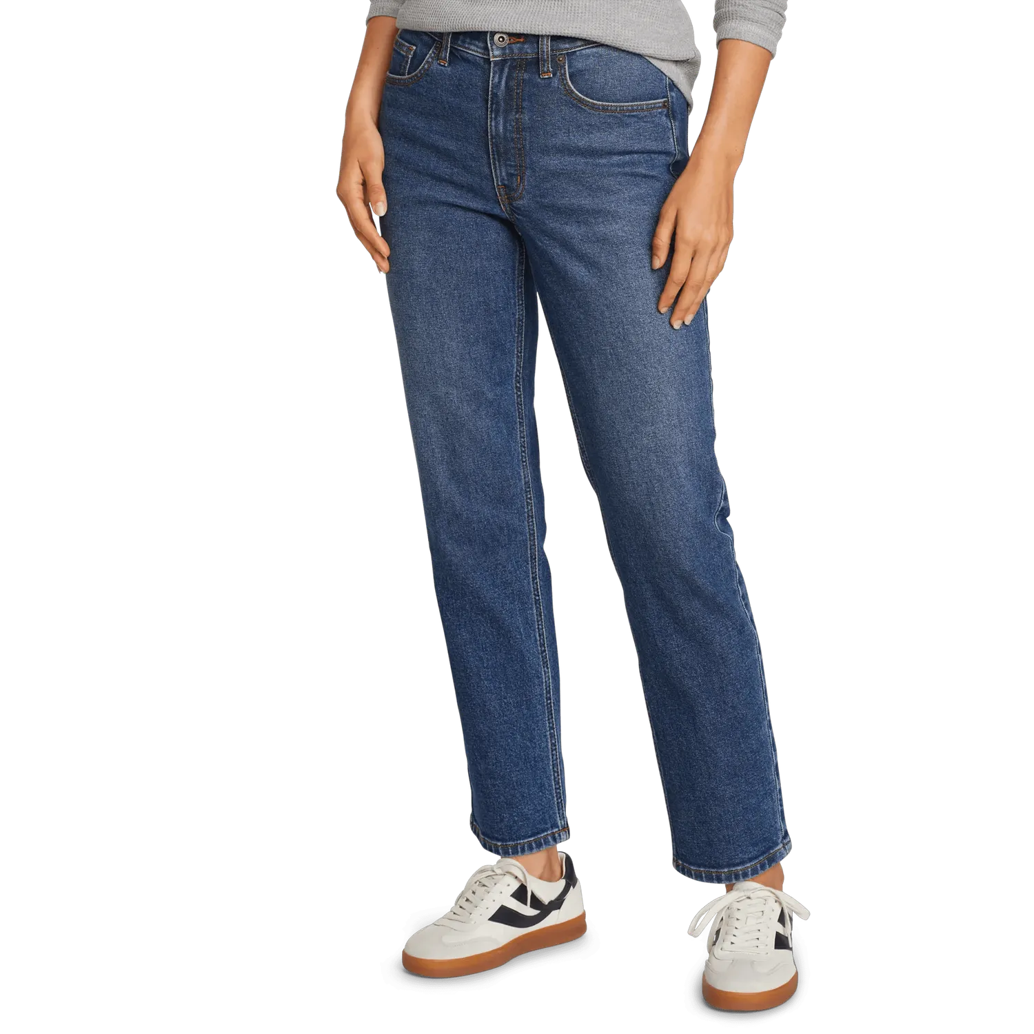 Eddie Bauer Authentic blugi dama drepti talie inalta