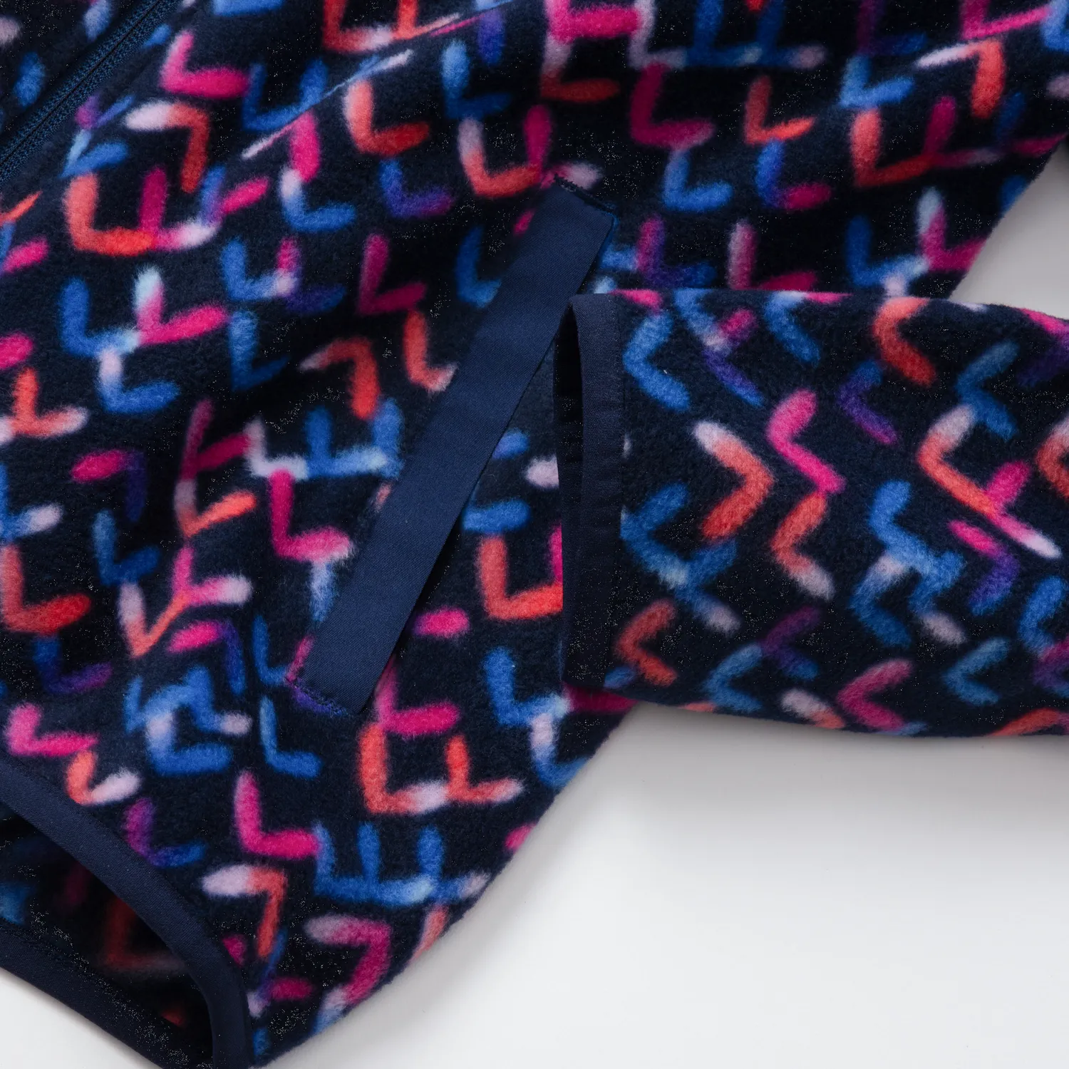 Eddie Bauer Quest Fleece geacă polar fete Bleumarin print