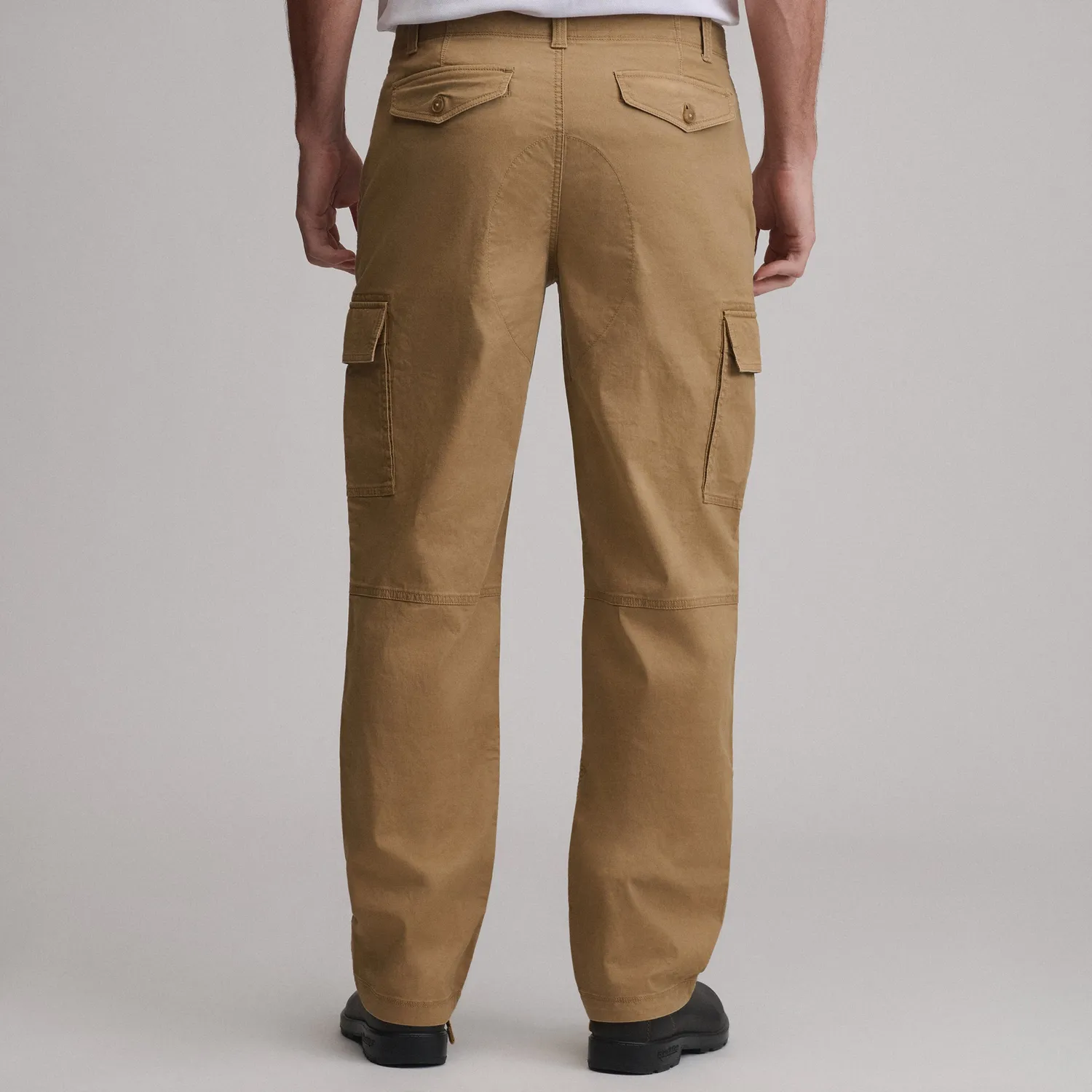 Eddie Bauer Utility Cargo pantaloni barbati bej bumbac