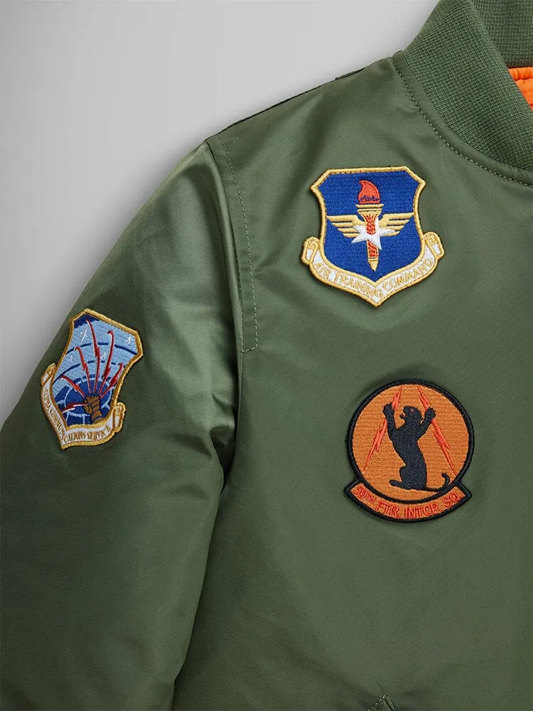 Alpha Industries MA-1 Squadron geacă copii sage reversibilă