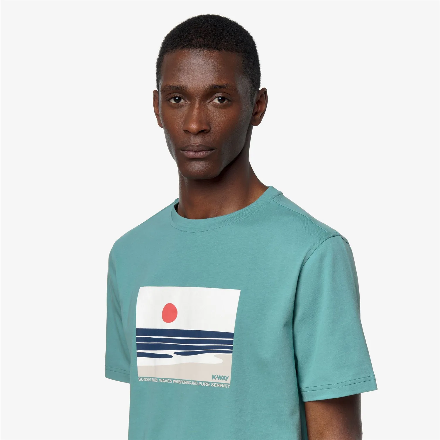 K-Way Odom K71352W tricou barbati verde mine bumbac