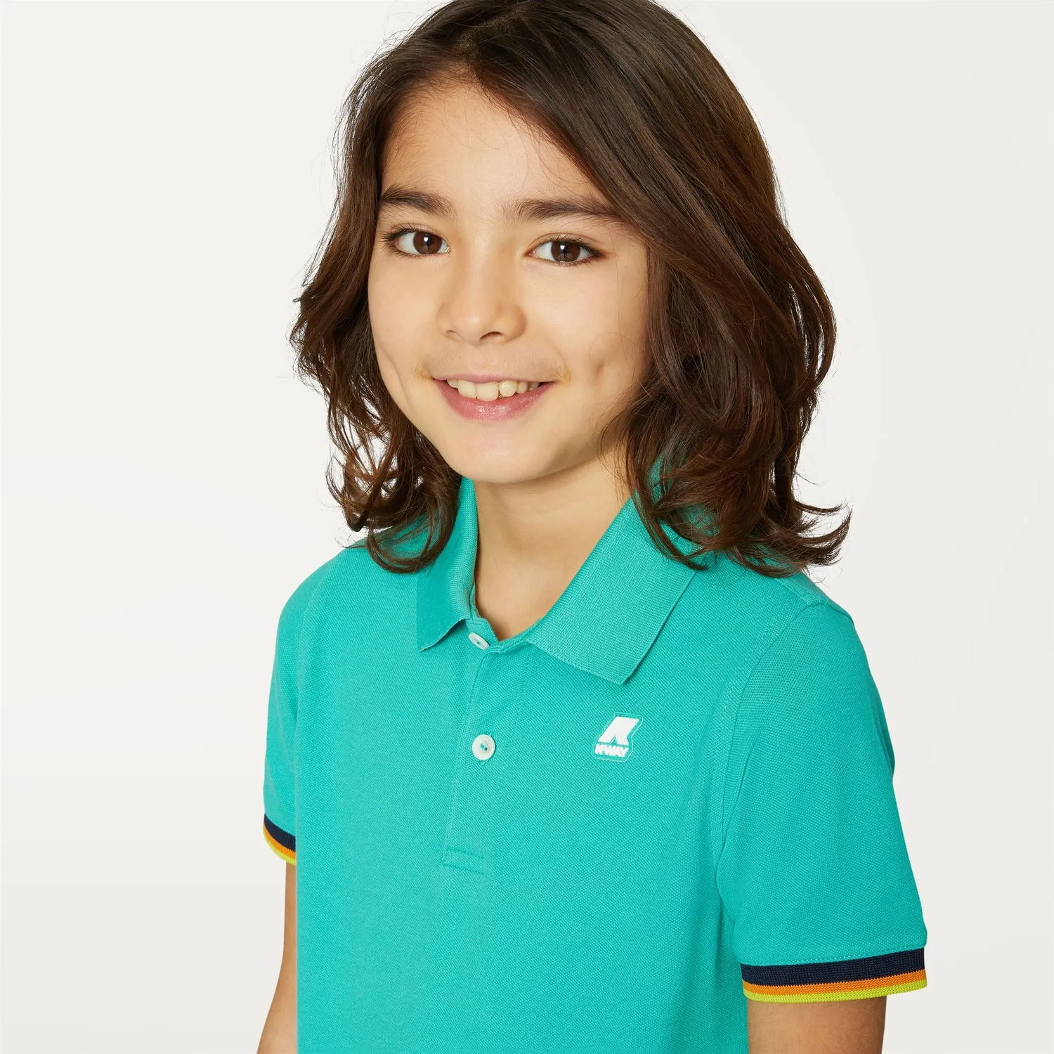 K-Way P. Vincent tricou polo baieti verde marin bumbac