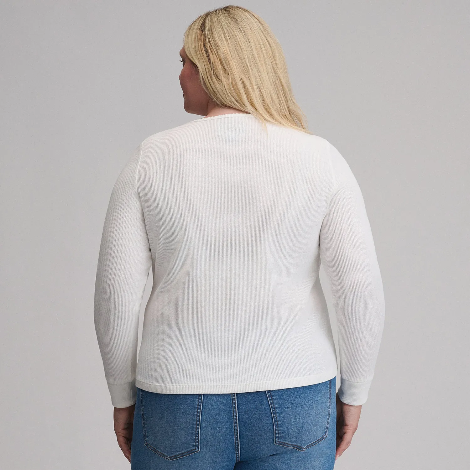 Eddie Bauer Infinity Thermal Henley bluza termica dama crem calduroasa