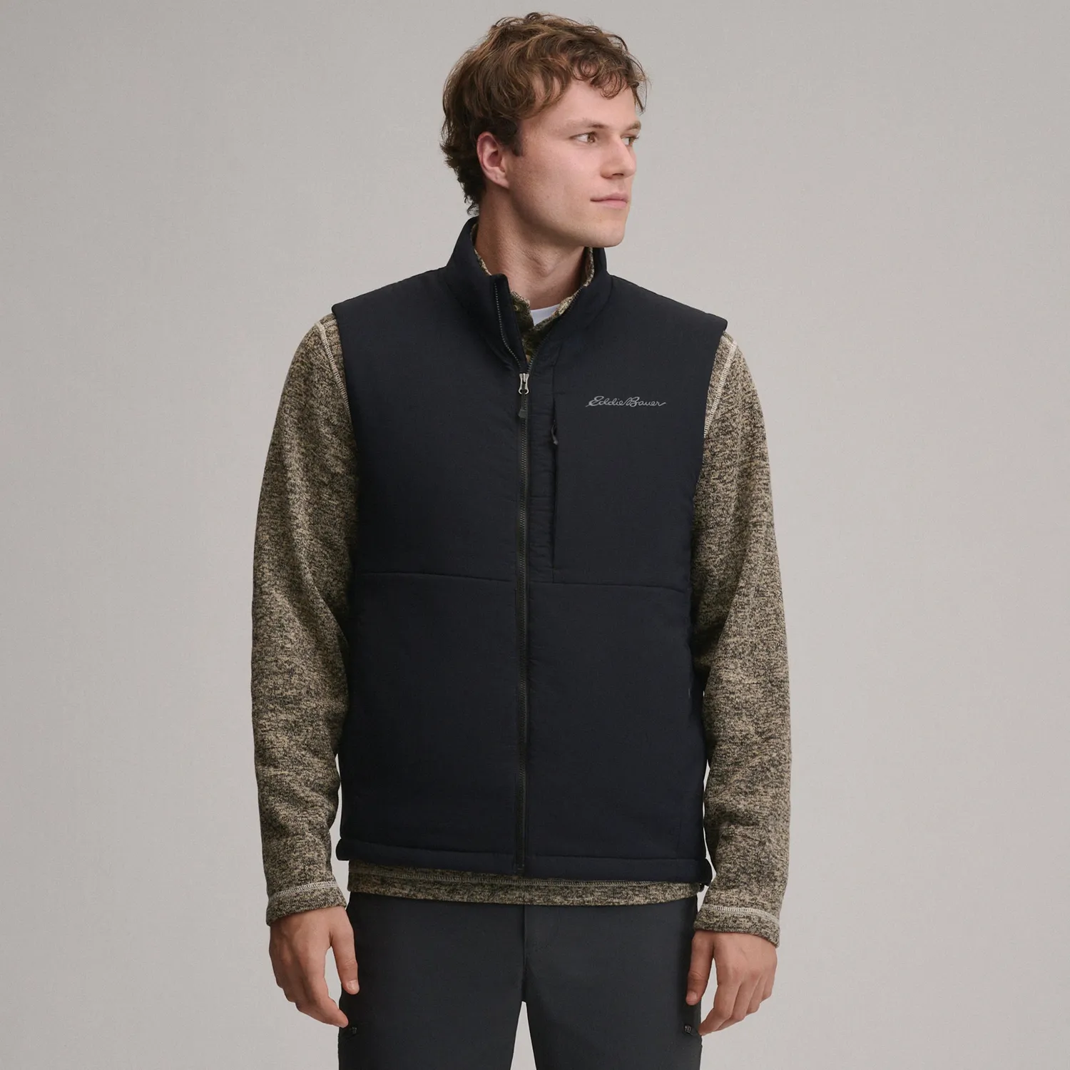 Eddie Bauer Astro-Air vestă bărbătească neagră caldă