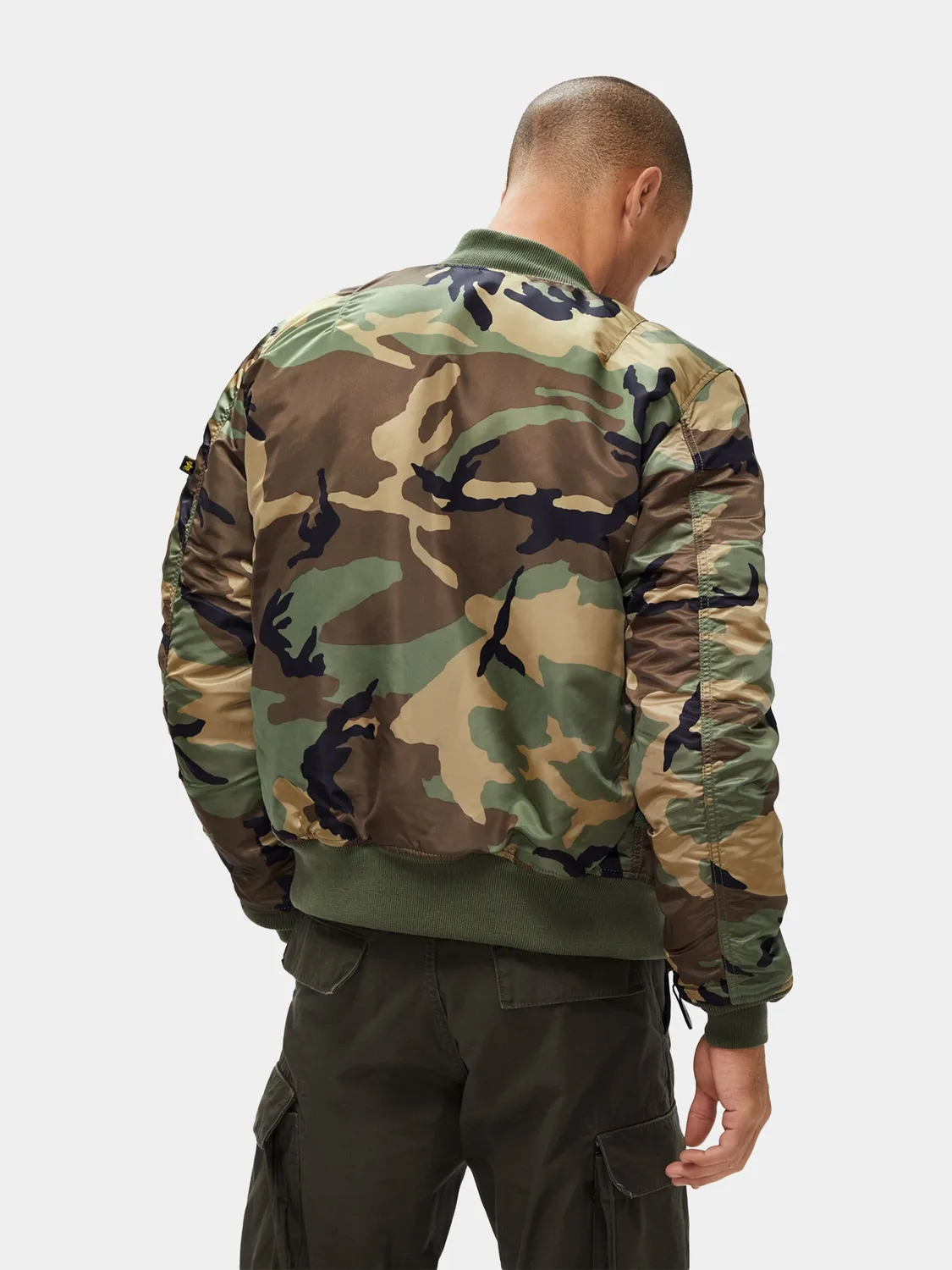 Alpha Industries MA-1 Slim Fit geaca camuflaj reversibilă