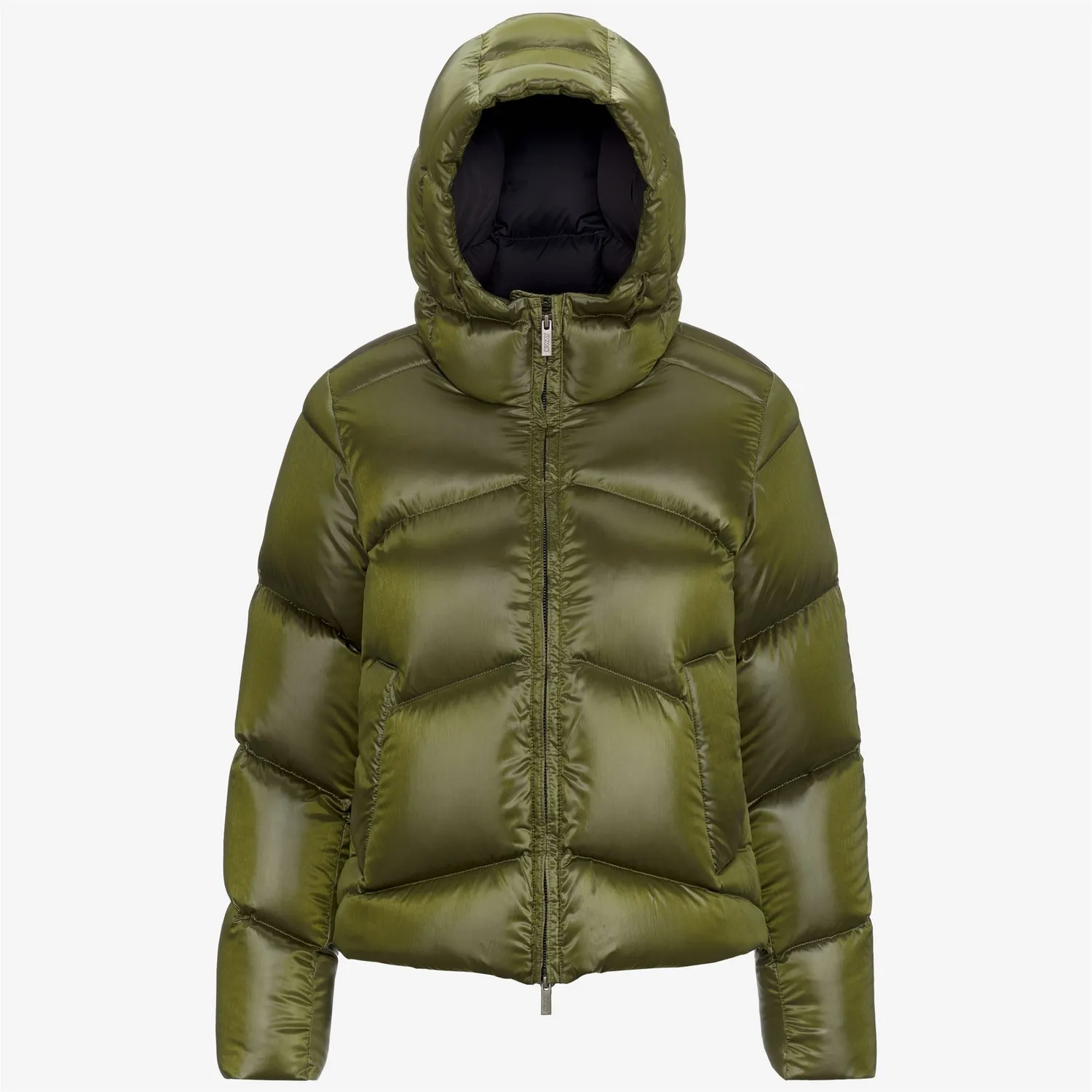 K-Way Ninev Crystal Chintz geaca dama verde groasa