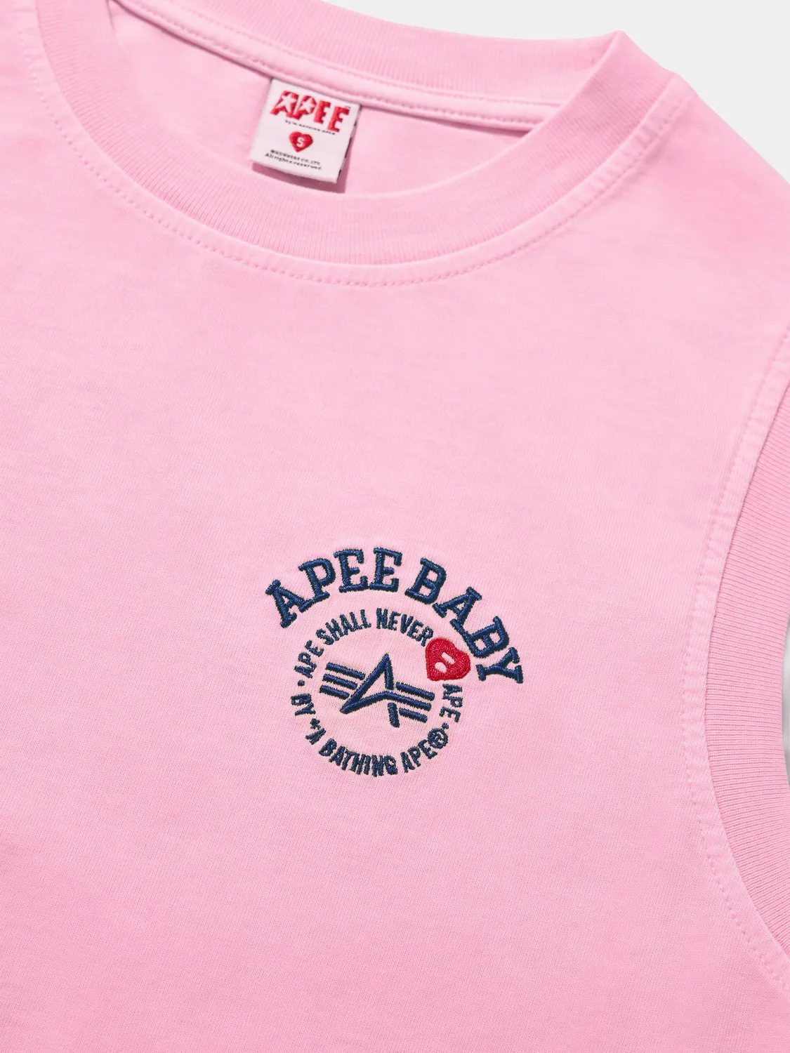 Alpha Industries APEE Baby maiou dama bumbac roz