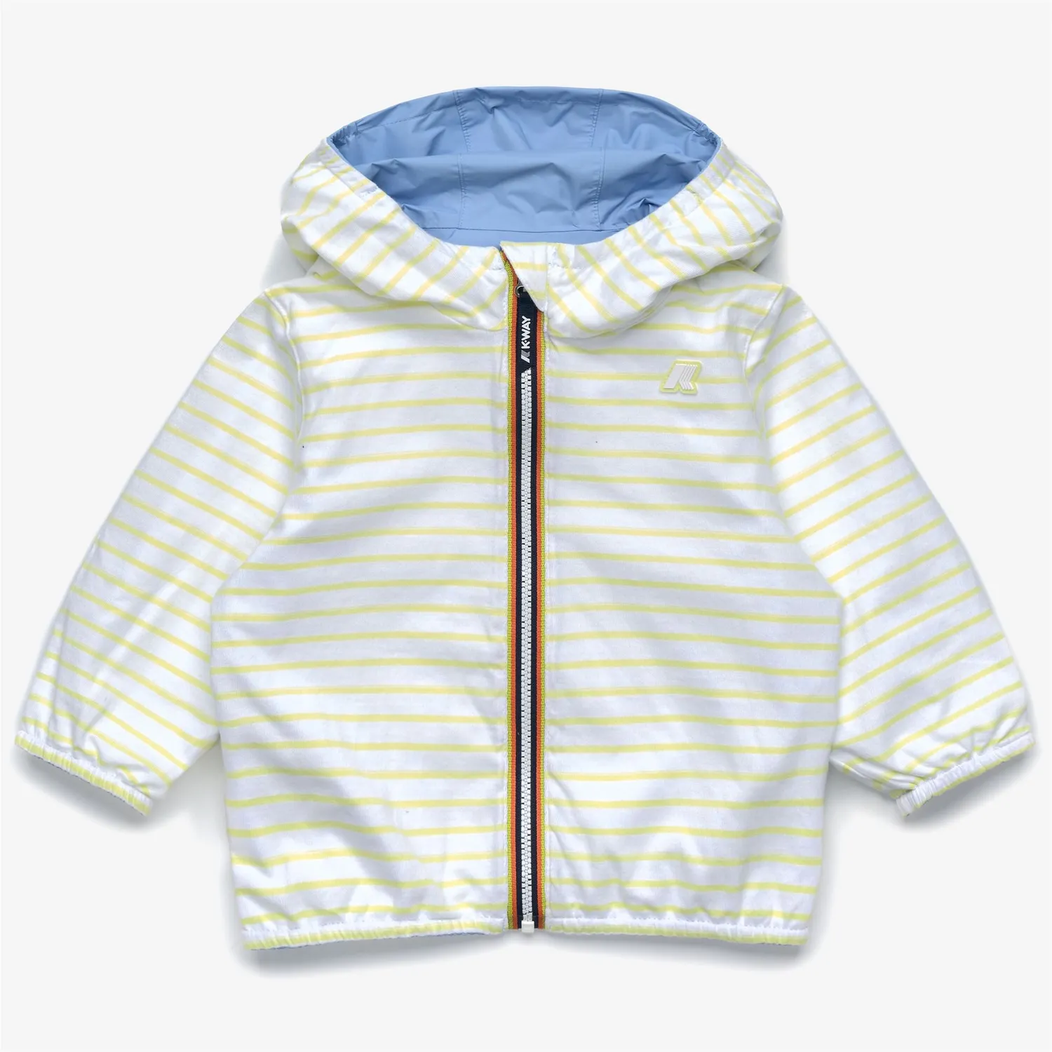 K-Way E. Jake Plus.2 Jersey Double geaca bebelusi bleu ciel impermeabila