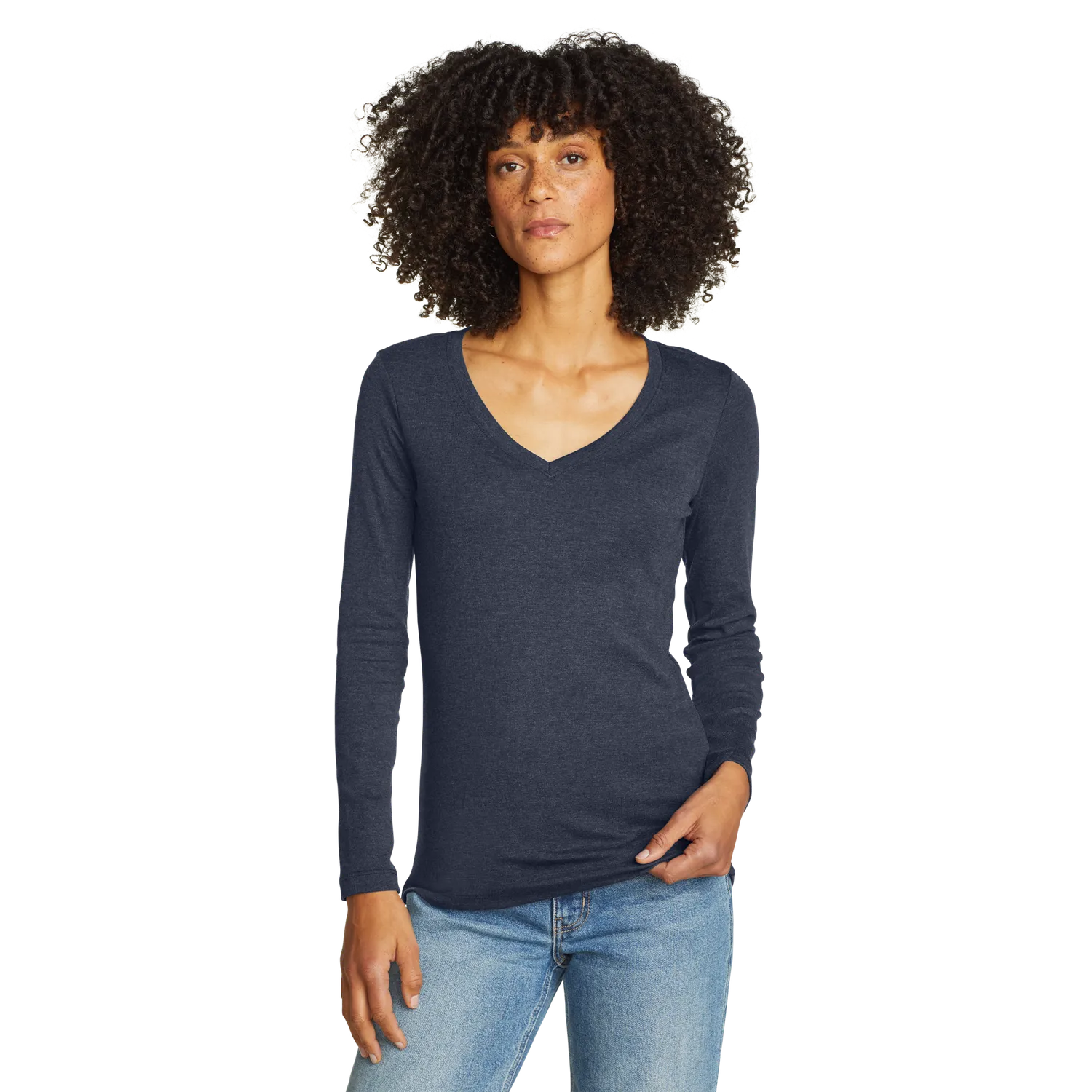 Eddie Bauer Favorite tricou dama indigo maneca lunga