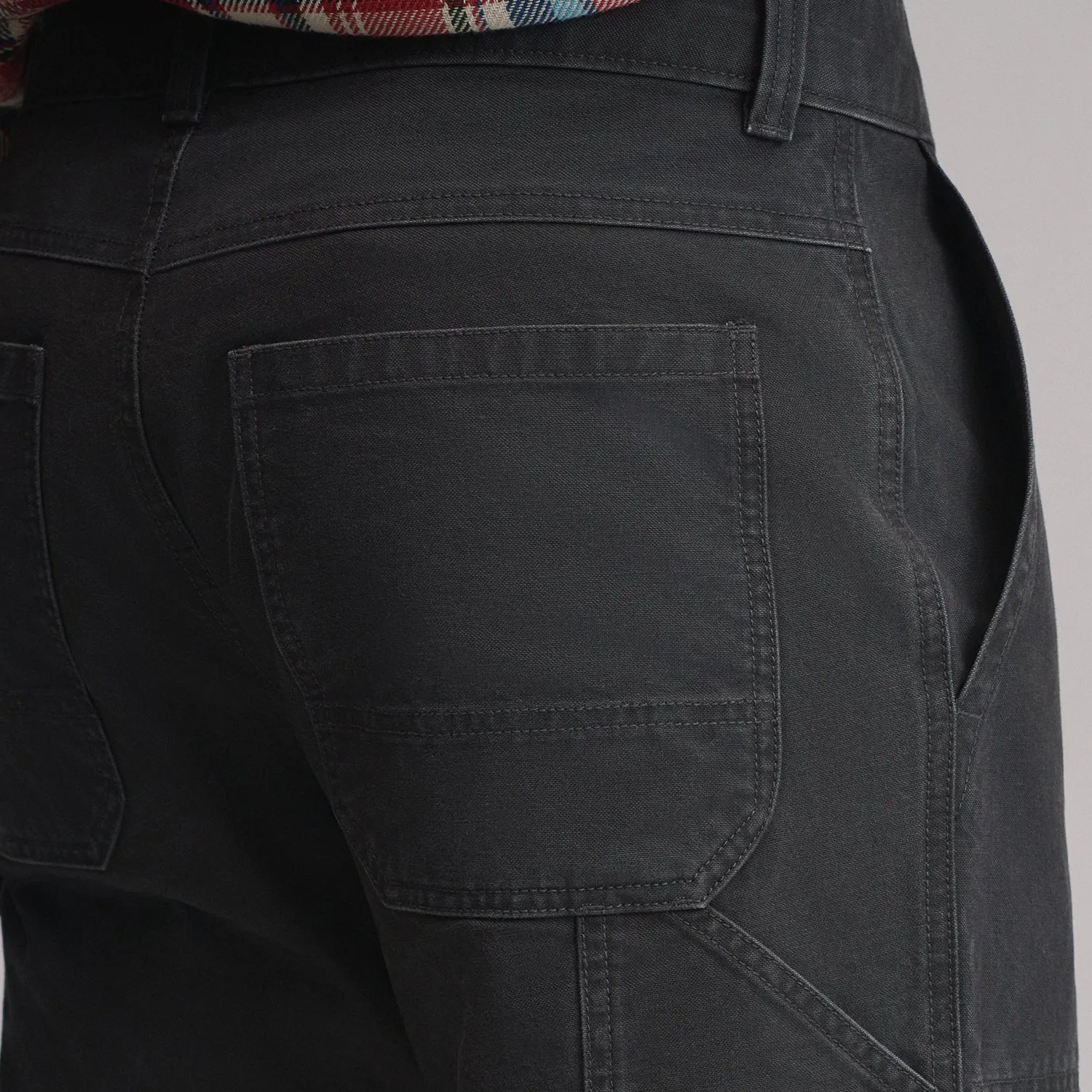 Pantaloni Eddie Bauer Canvas Carpenter maro munca