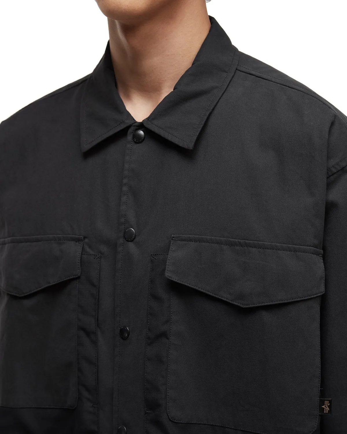 Alpha Industries UNFRM CTN camasa barbati negru nailon