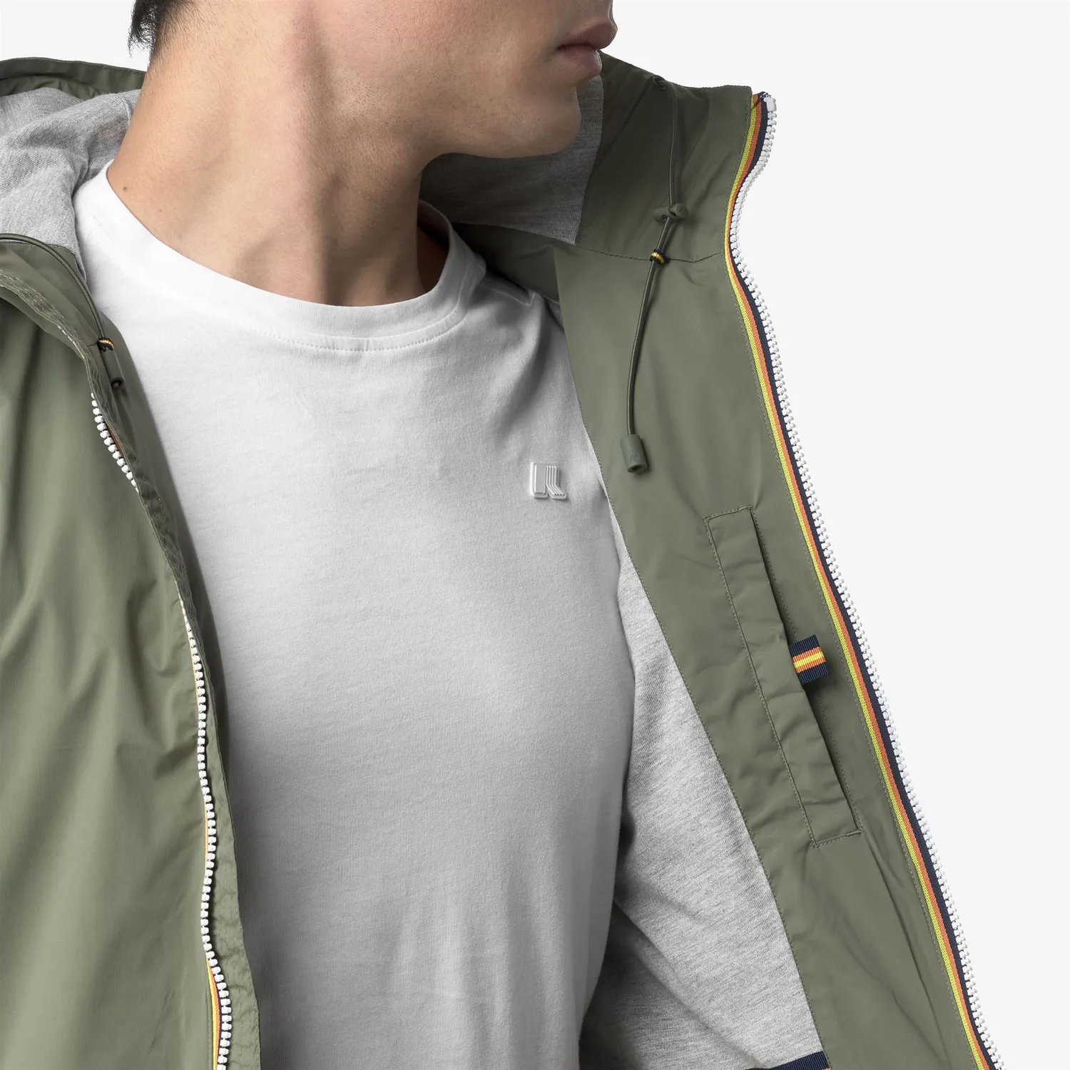 K-Way Jack geaca barbati Green Lichen impermeabila