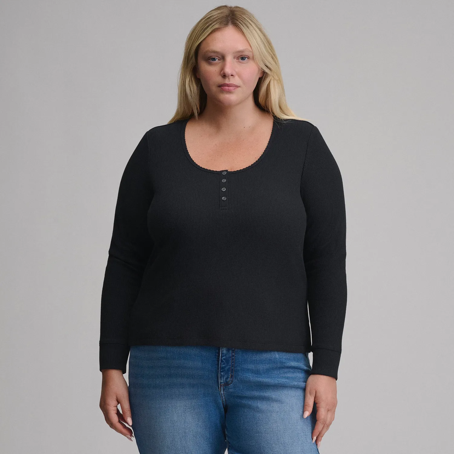 Eddie Bauer Infinity Thermal Henley bluza termica dama crem calduroasa