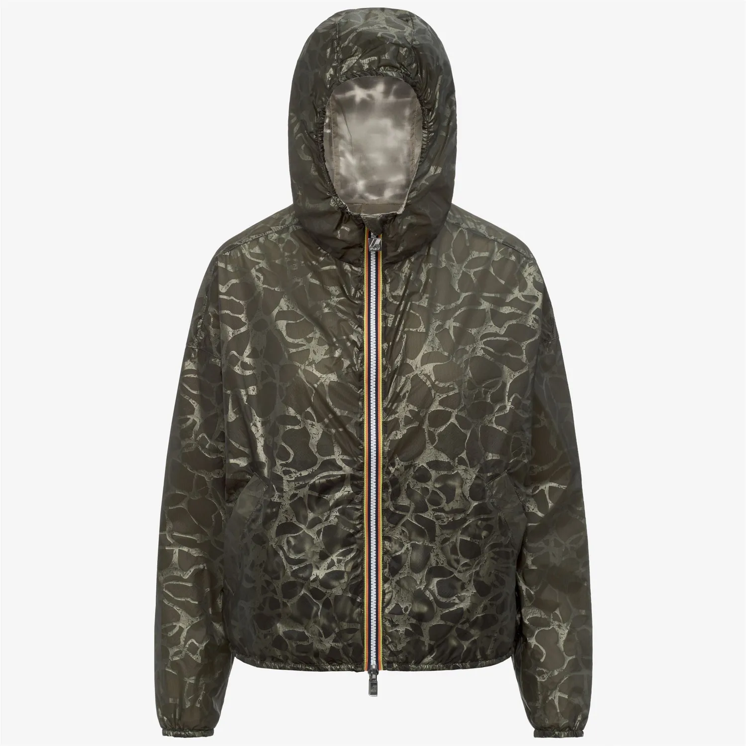 K-Way Laurette Light geaca dama scurta verde reversibila