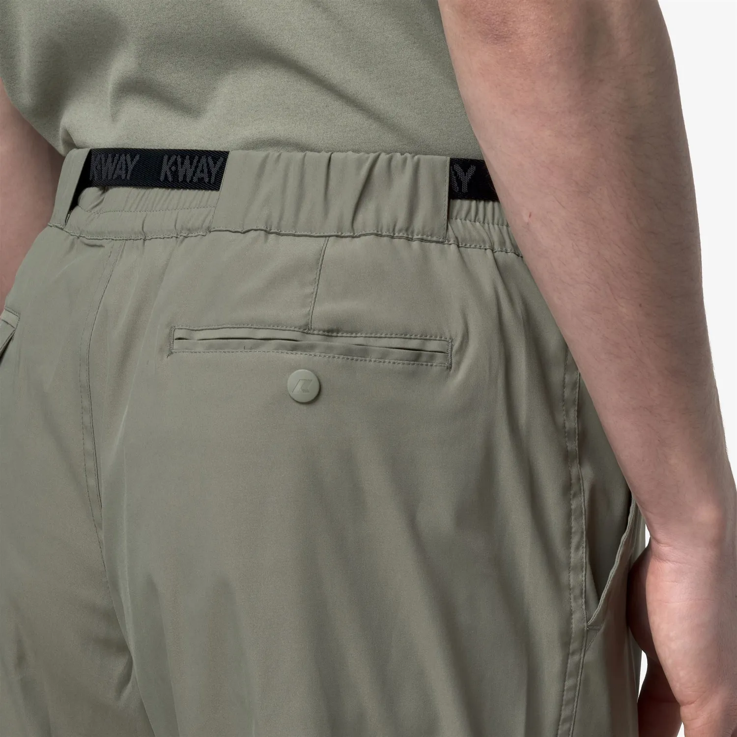K-Way Douvres pantaloni bărbați verde trekking