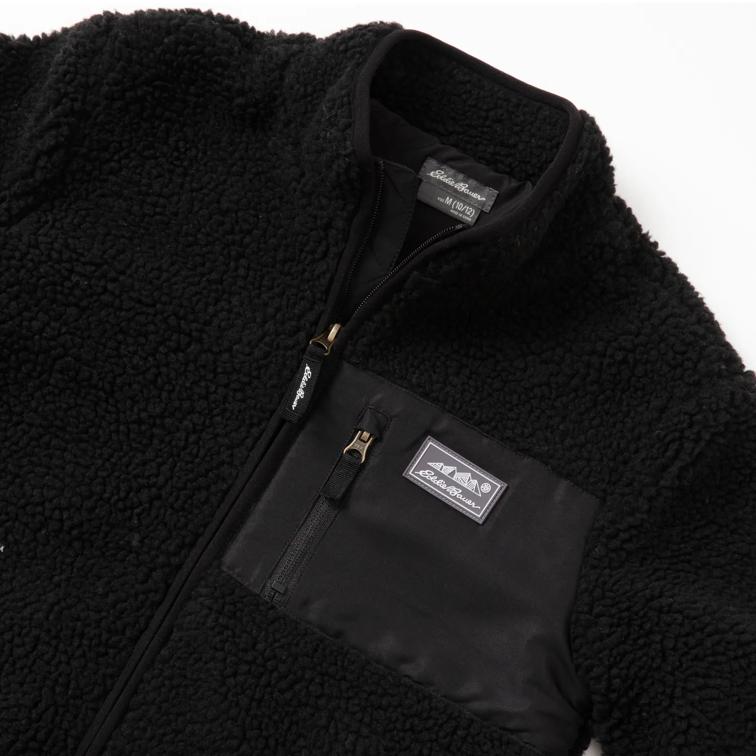 Eddie Bauer Chilali geaca fleece Black copii calduroasa