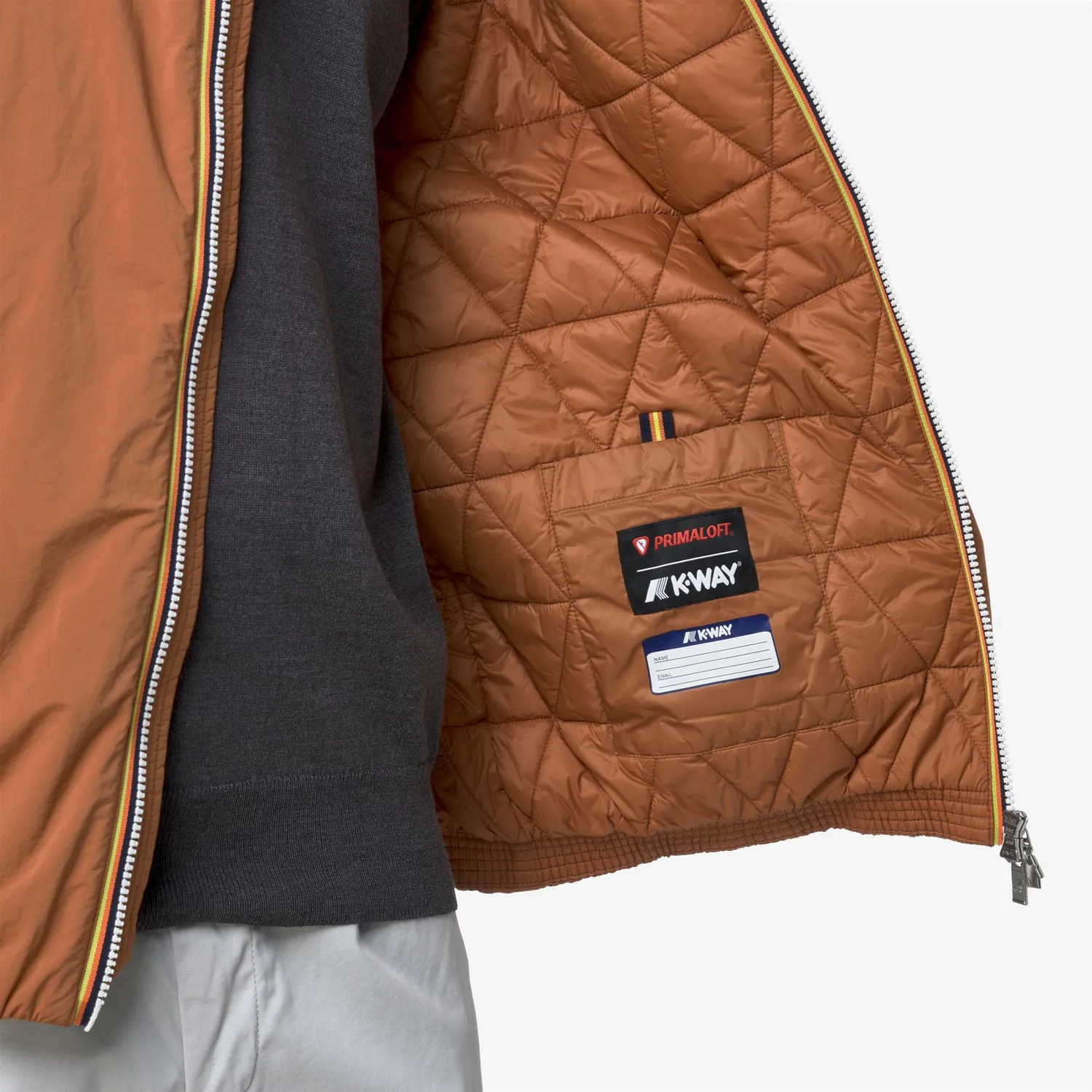 K-Way Jack Plain Warm K2136DW geaca Adobe slim