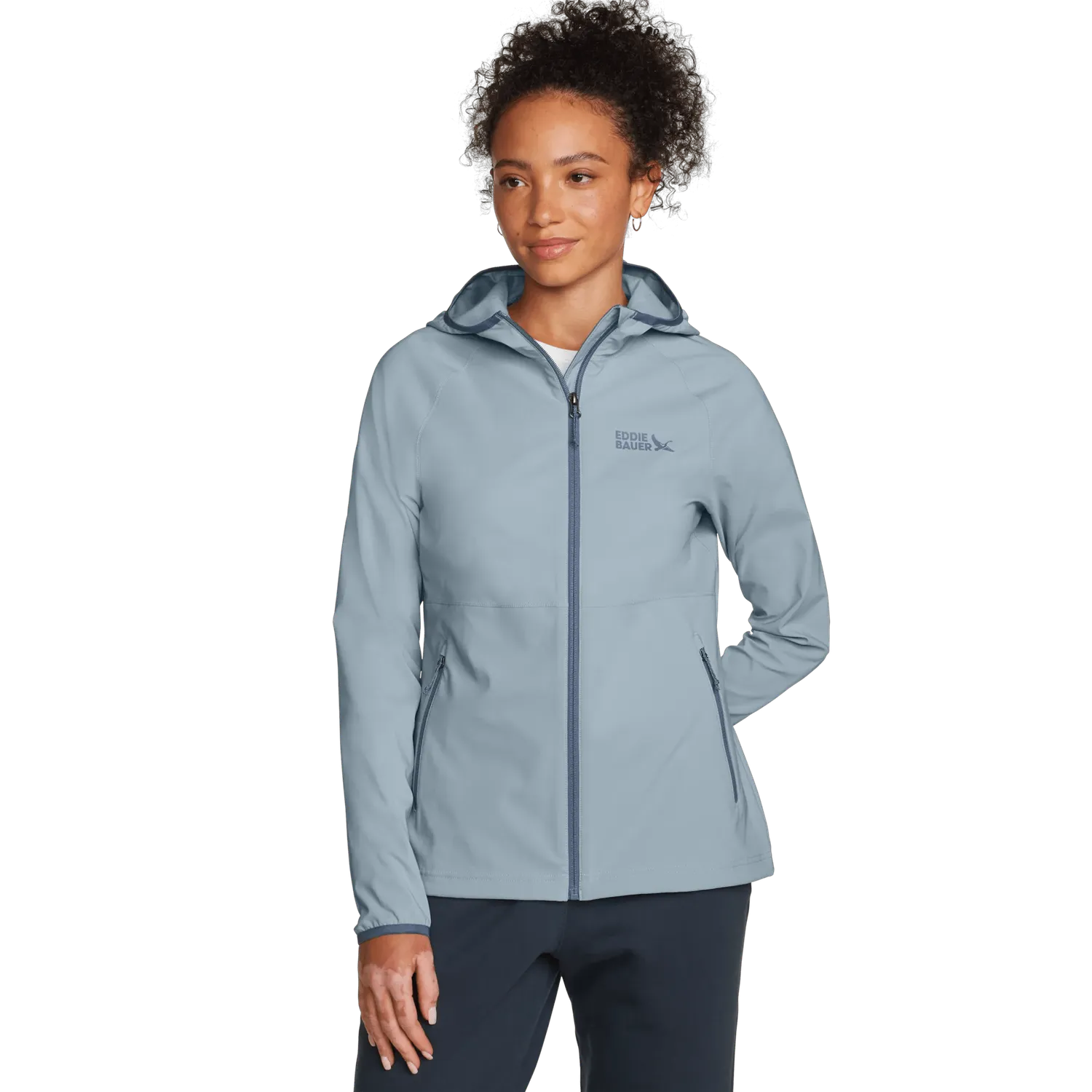 Eddie Bauer Stratify Soft Shell hanorac dama Wine impermeabil