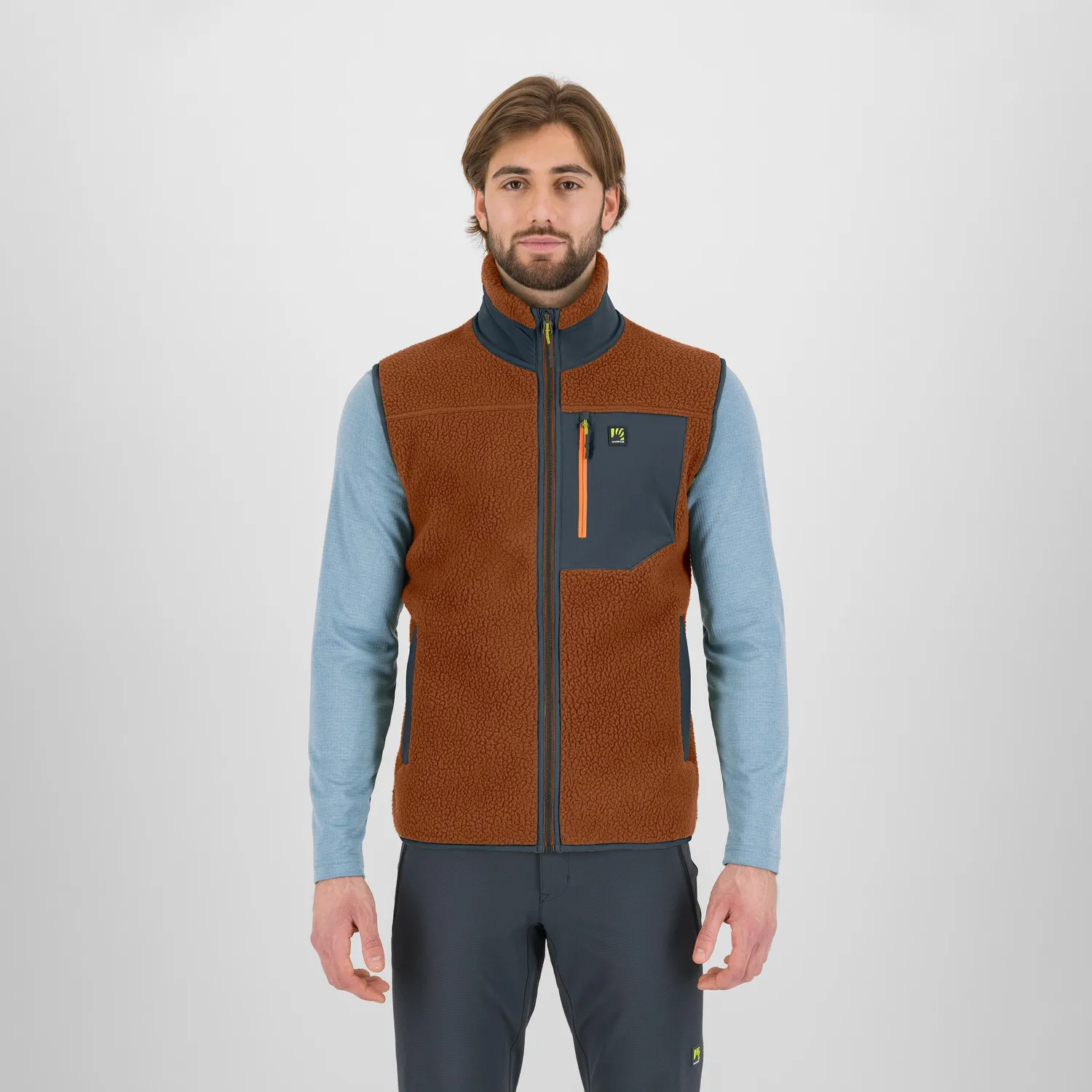 Karpos Moiazza Retrò vestă fleece cu fermoar