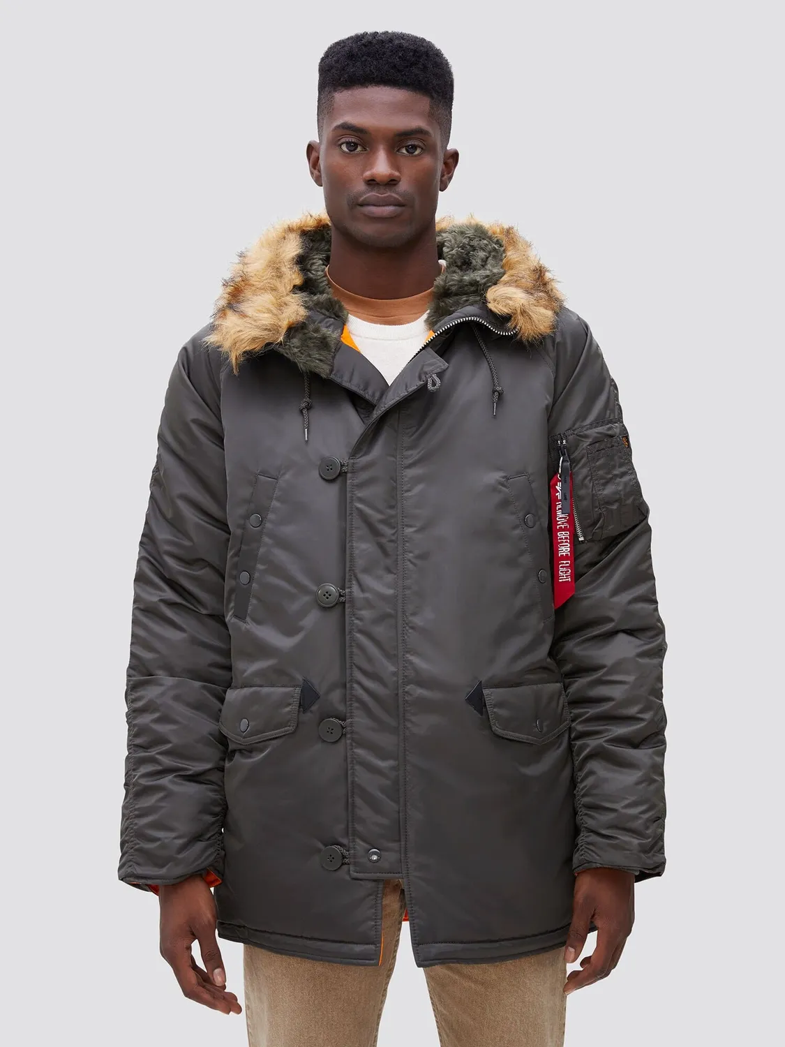 Alpha Industries N-3B Slim parka visiniu barbati