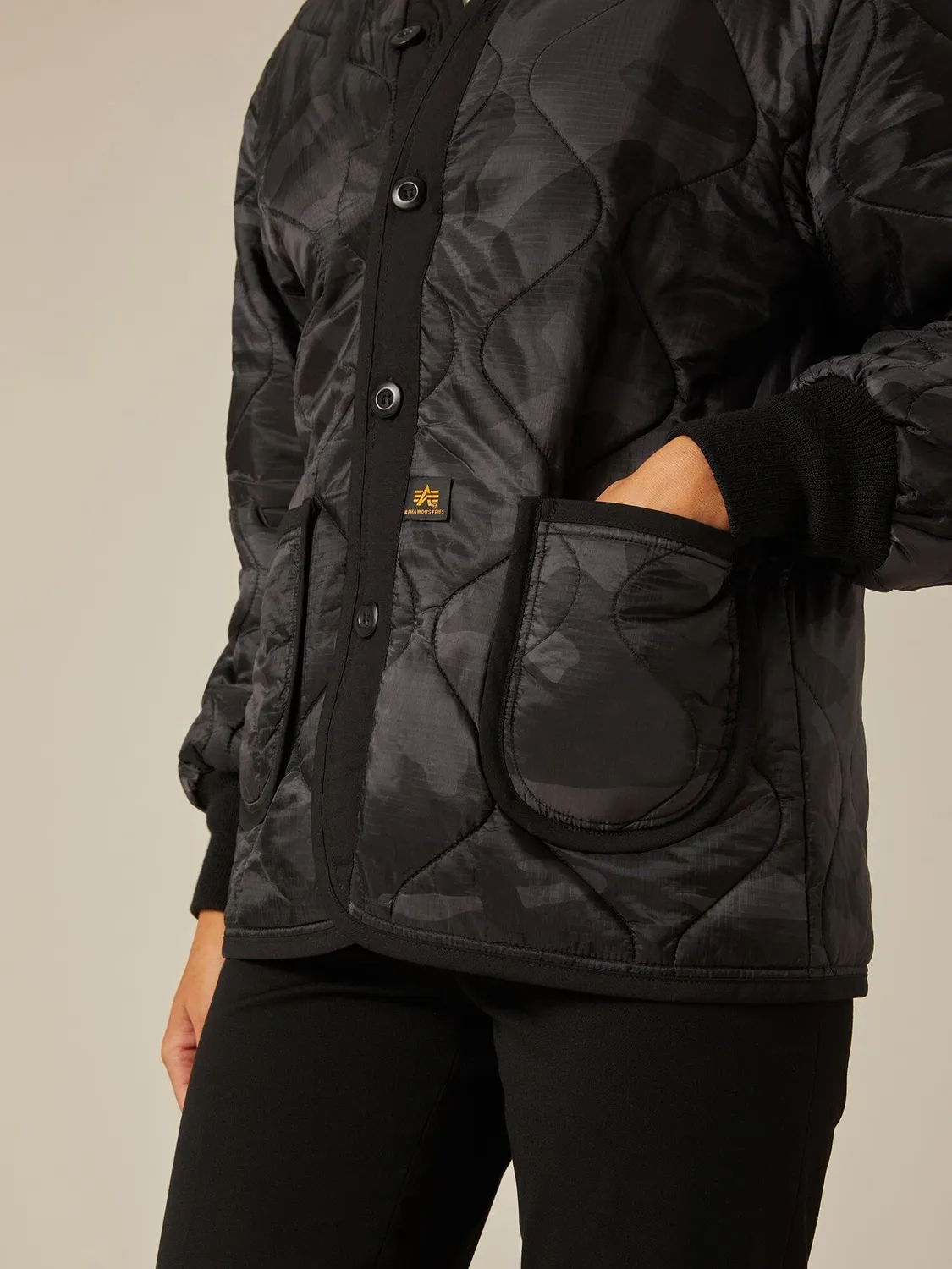 Alpha Industries ALS/92 liner geaca matlasata camuflaj unisex