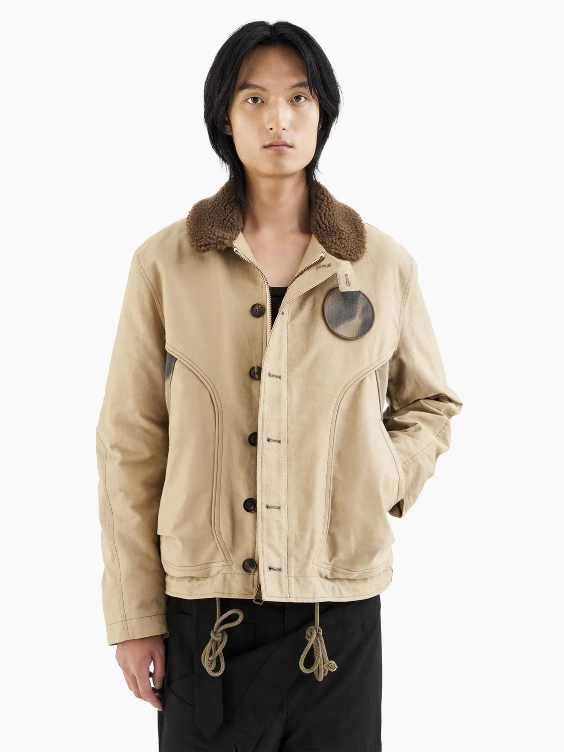 Alpha Industries Jiyongkim Deck geaca verde groasă călduros
