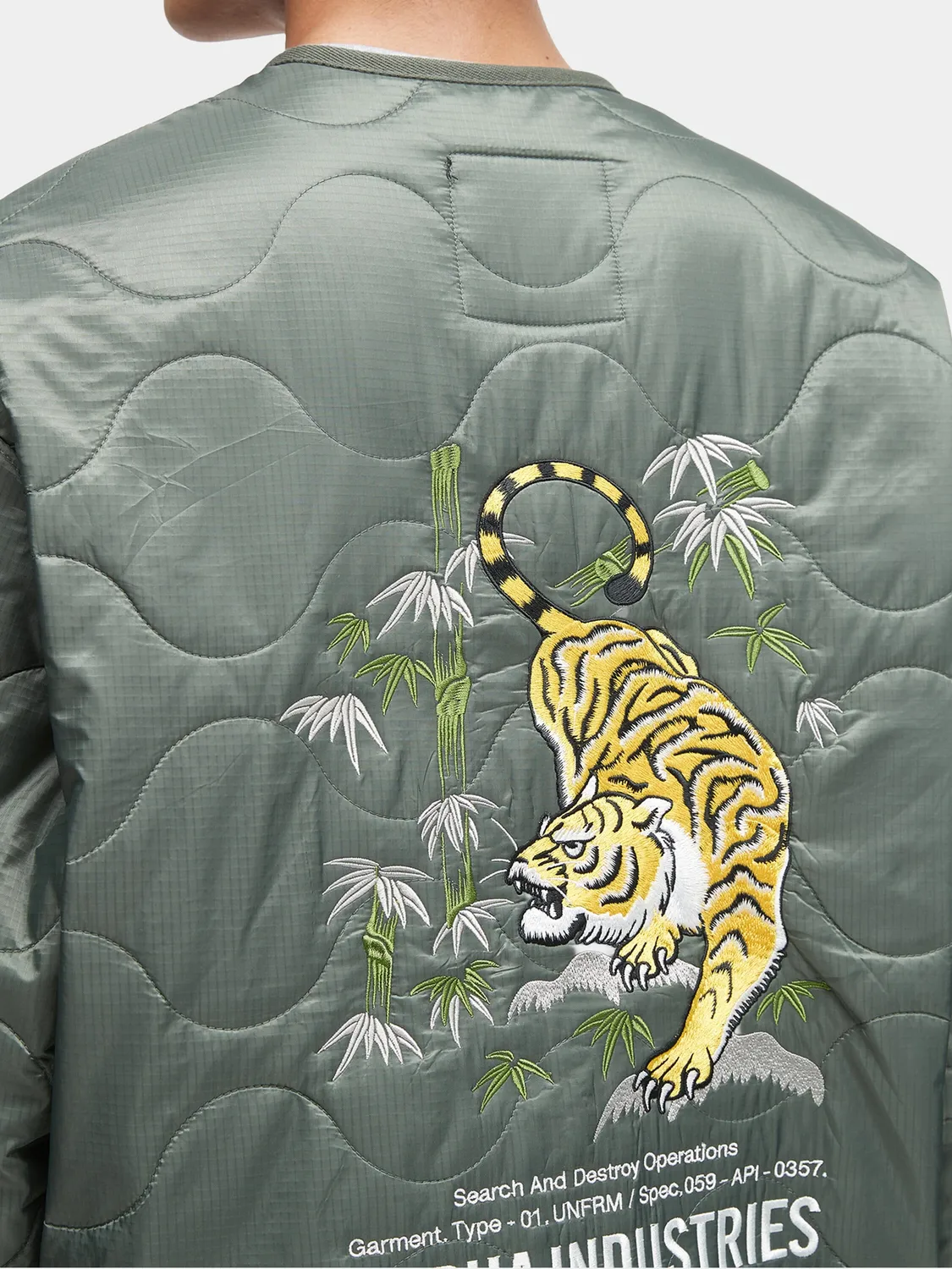Alpha Industries UNFRM Tiger Liner geaca olive matlasata