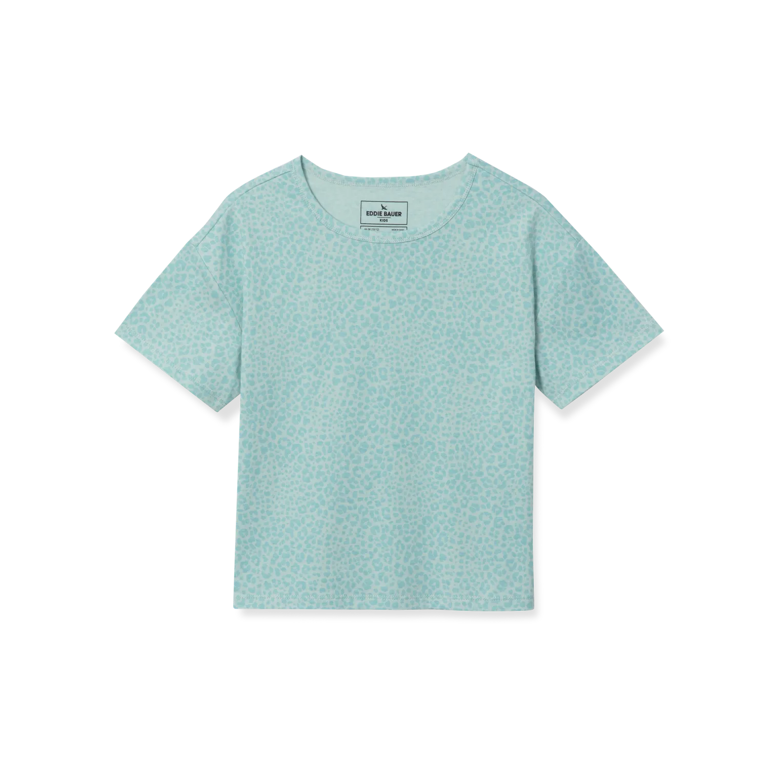 Tricou Eddie Bauer Boxy fete lavanda imprimat