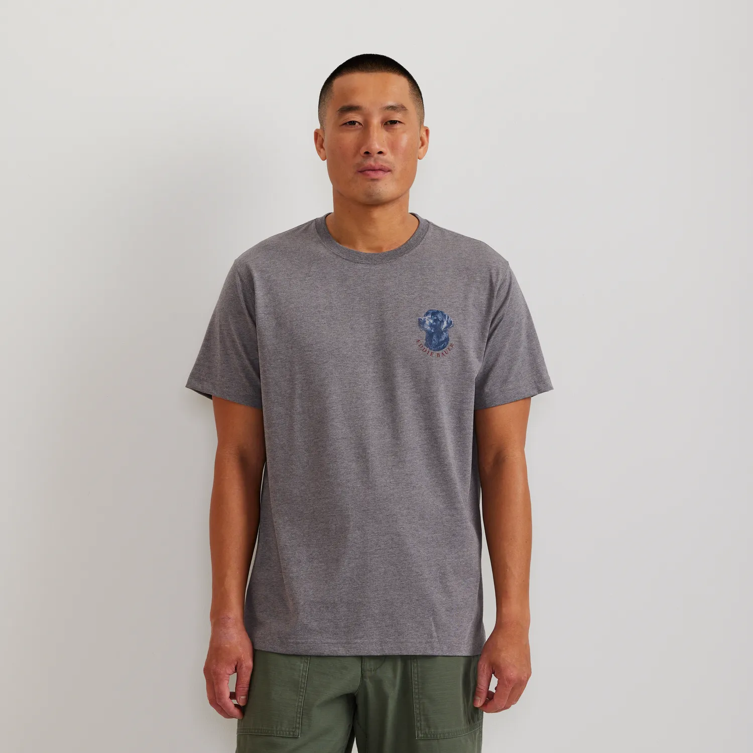 Eddie Bauer Americana Lab tricou bărbați gri M