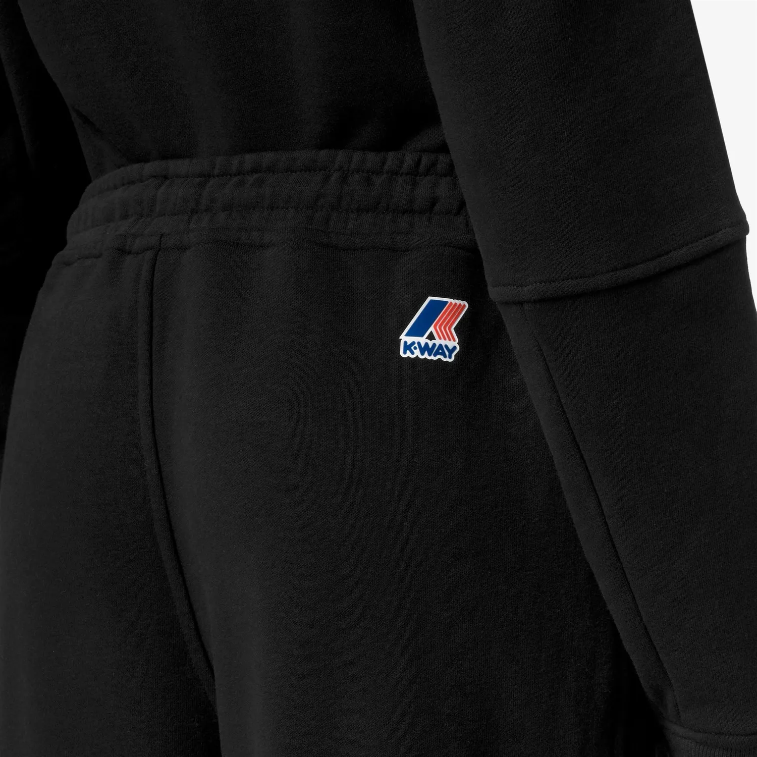 K-Way Loyre Poly Cotton pantaloni damă negri lejeri