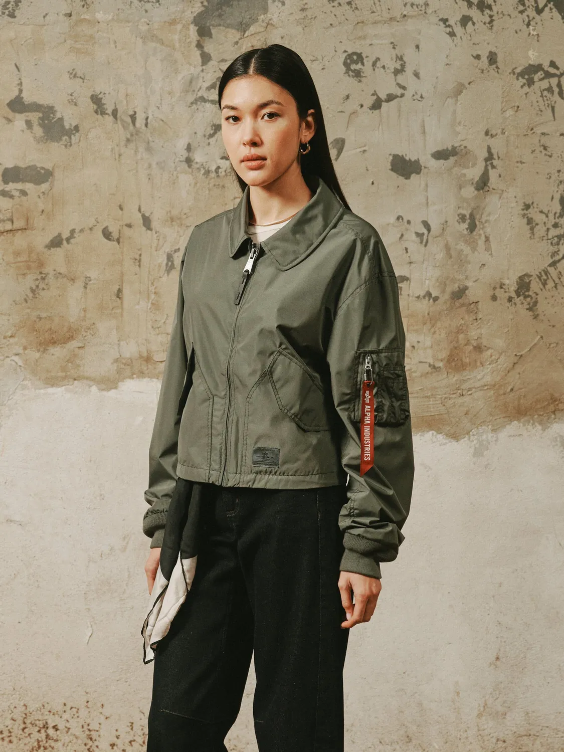 Alpha Industries CWU 36/P geaca bomber gri dama