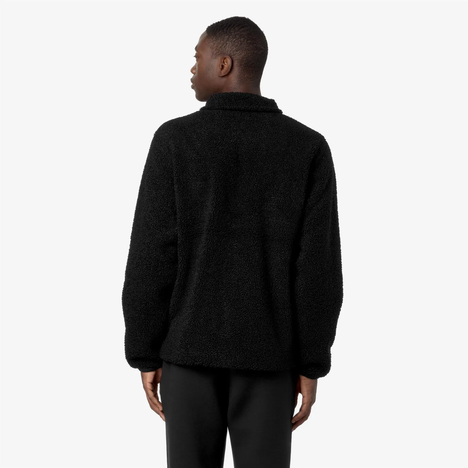 K-Way Cameron Sherpa Polar jacheta fleece negru calduroasa