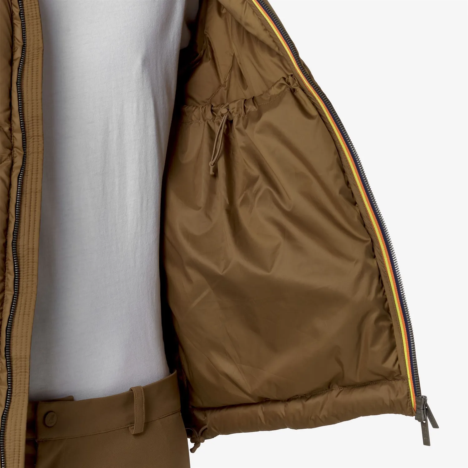 K-Way Quill Super Light Thermo Heavy geaca maro cu puf
