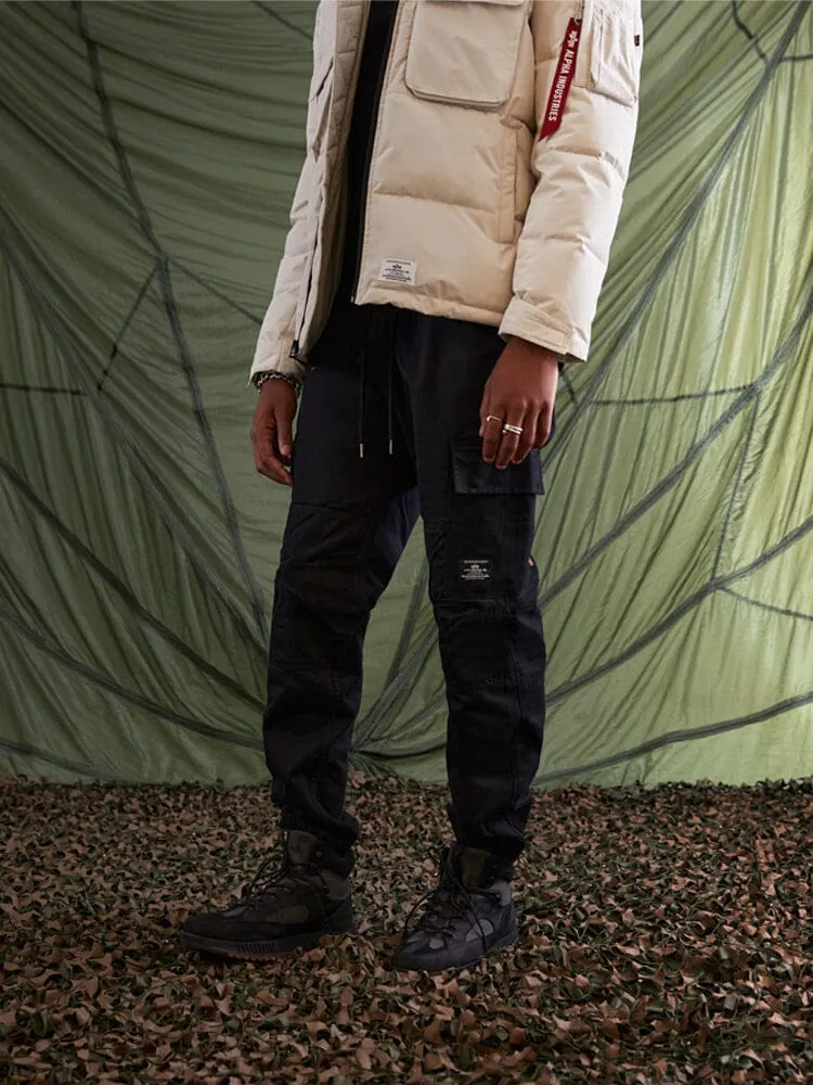 Alpha Industries Cotton Jogger pantaloni negri bumbac