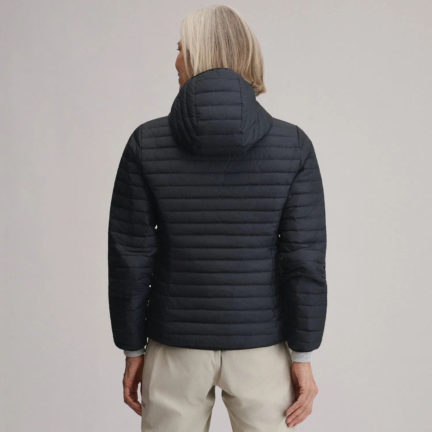 Eddie Bauer Microlight geacă puf damă neagră