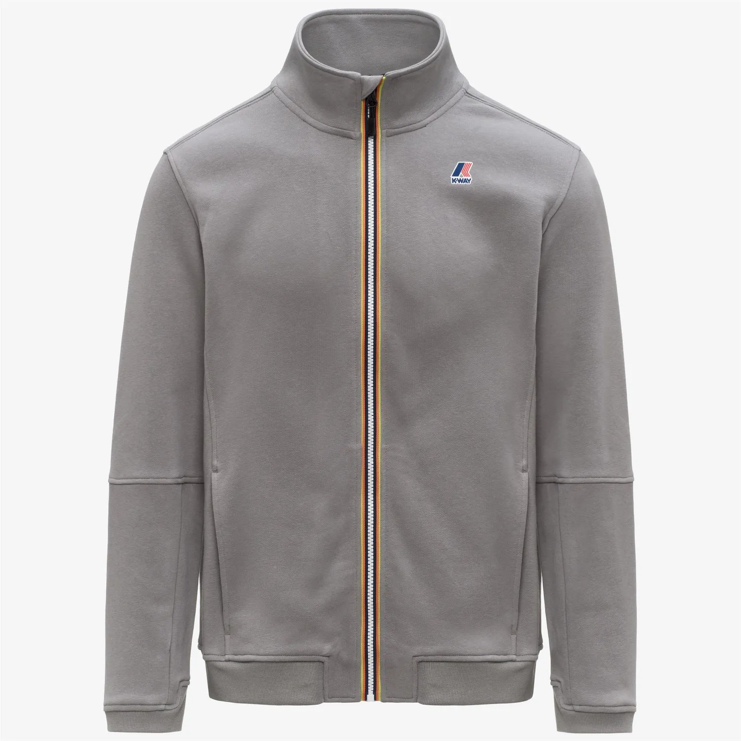 K-Way Pepin Poly Cotton hanorac unisex Grey Frost fleece usor