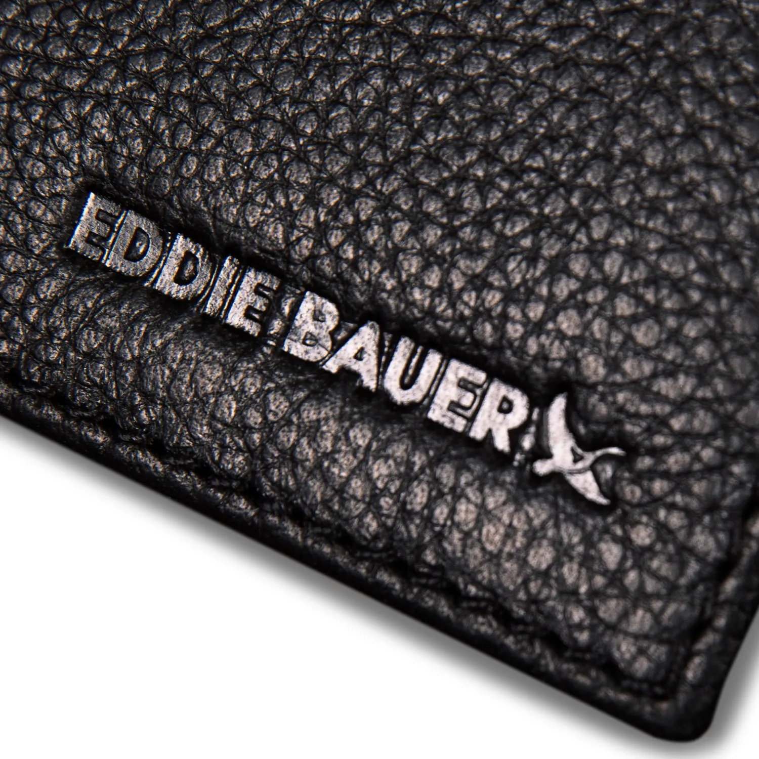 Eddie Bauer Signature portofel piele negru cu clips RFID