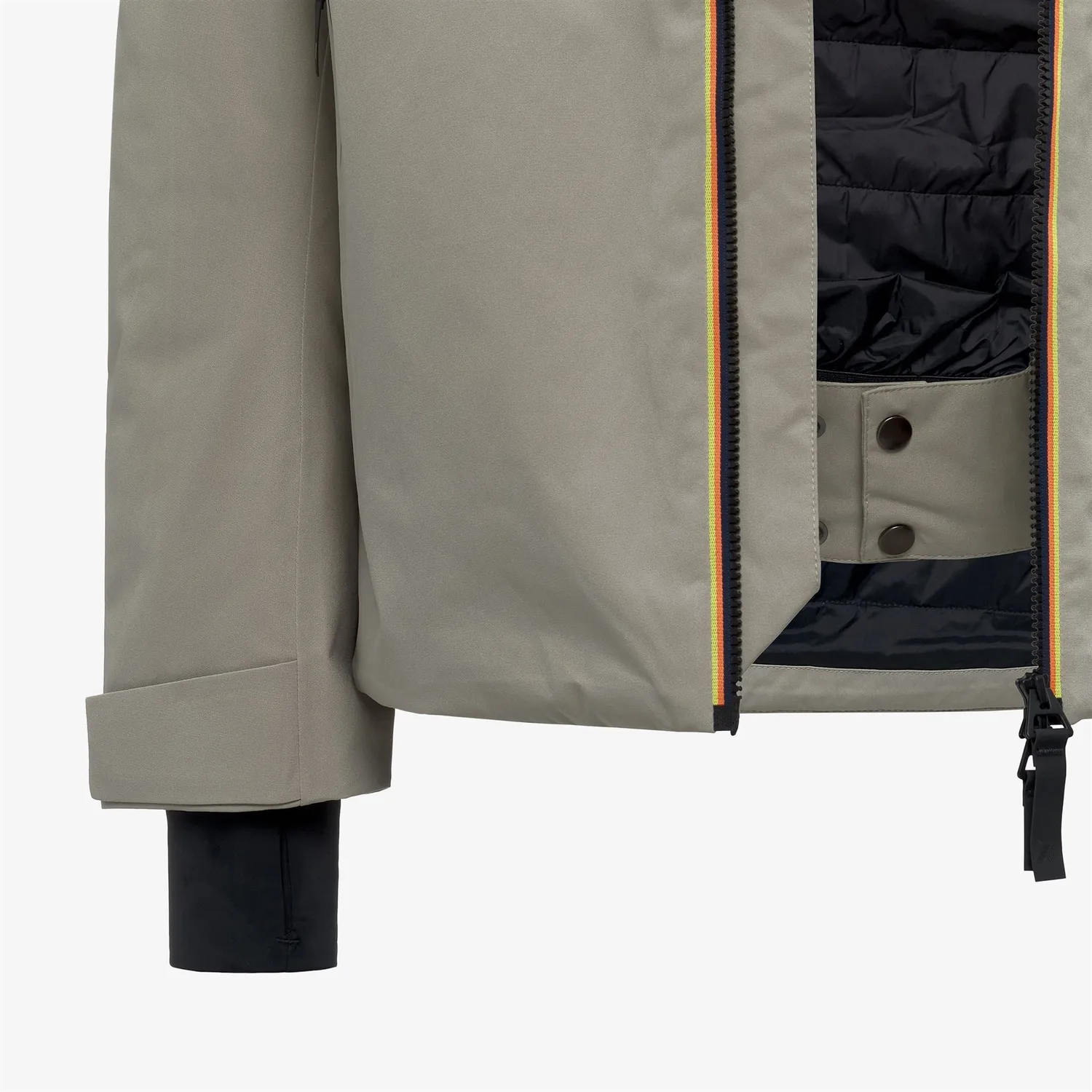 K-Way Lesarcs 2L Twill geacă schi Green Oak impermeabilă