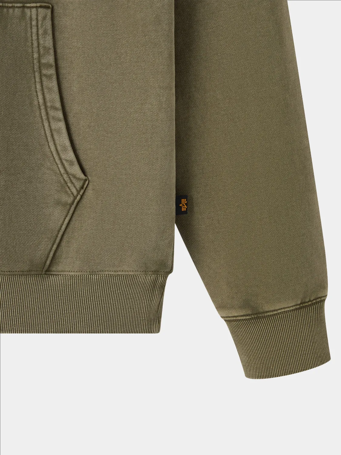 Alpha Industries OVO hanorac verde OG-107 cu gluga