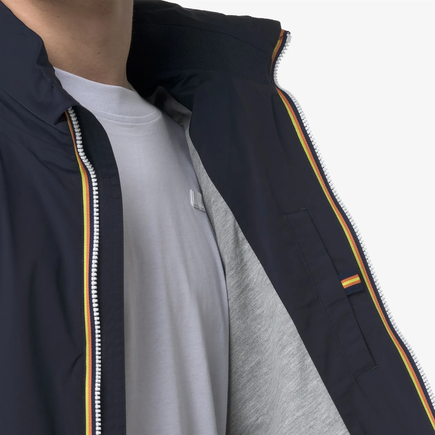 K-Way Valen Stretch Nylon Jersey vesta barbati albastru impermeabila