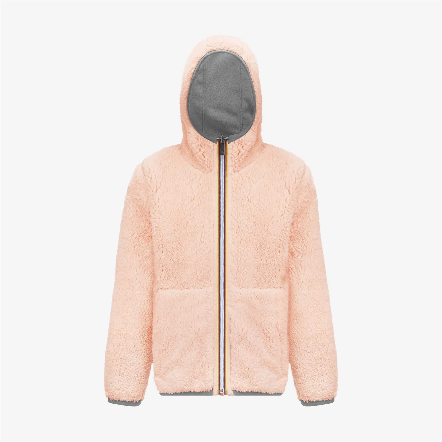 K-Way Lily Polar Double fleece fete gri-roz