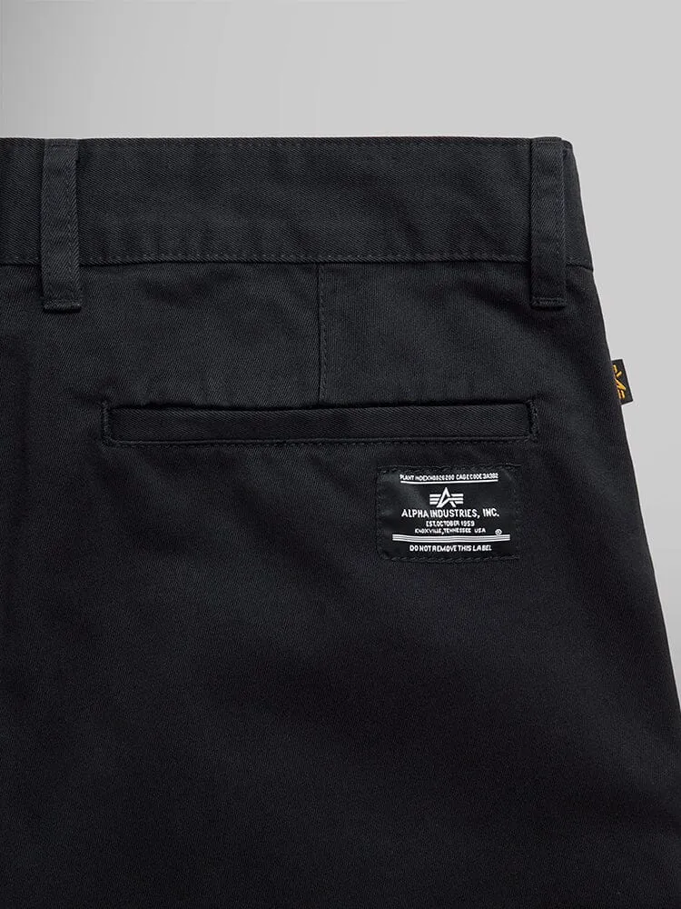 Alpha Industries Classic Trouser pantaloni clasici negri bumbac