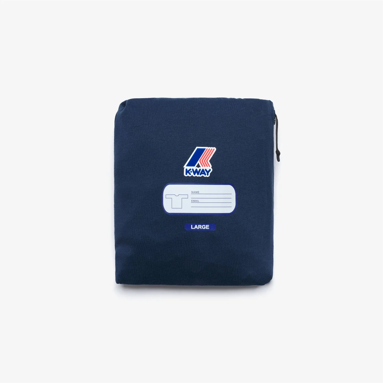 K-Way Leonide tricou unisex Blue Insignia bumbac pliabil